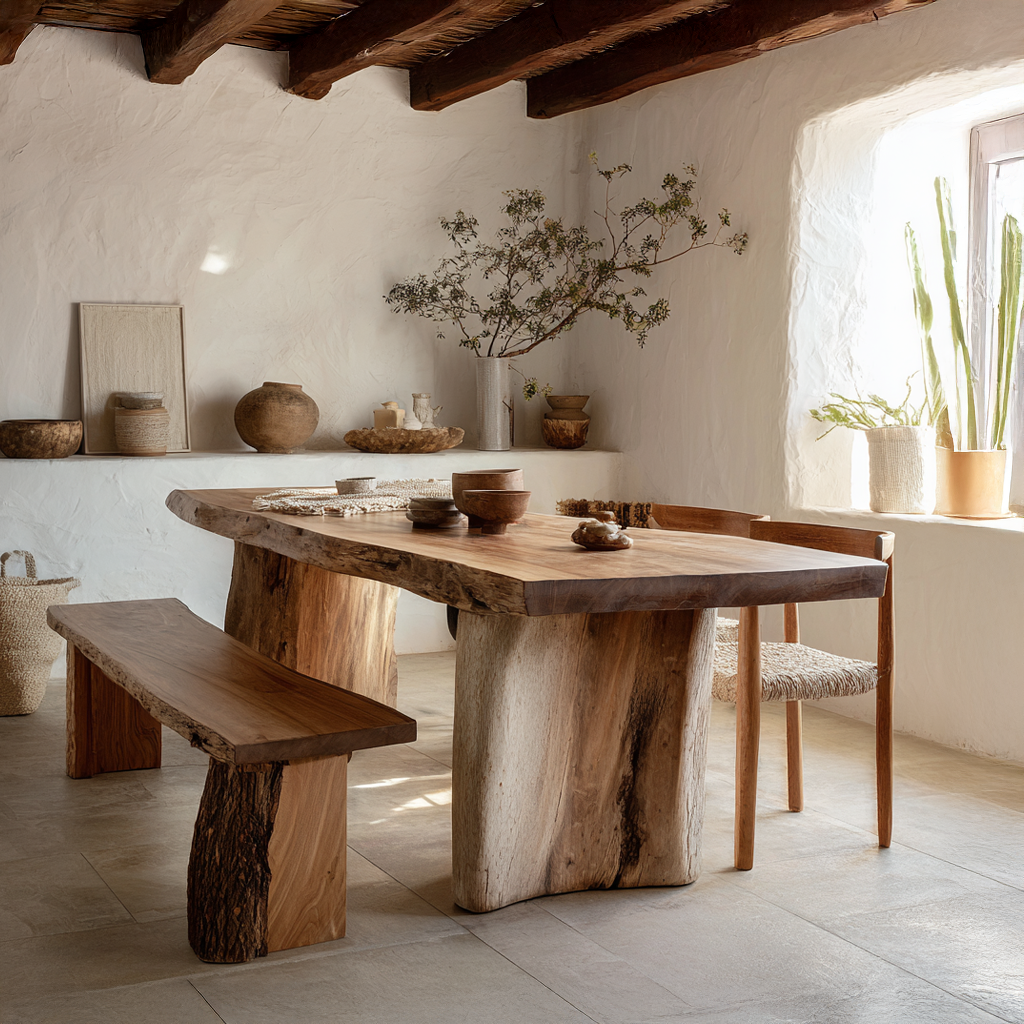 Custom Dining Table Walnut Wood Farmhouse Gift SINLSADT024