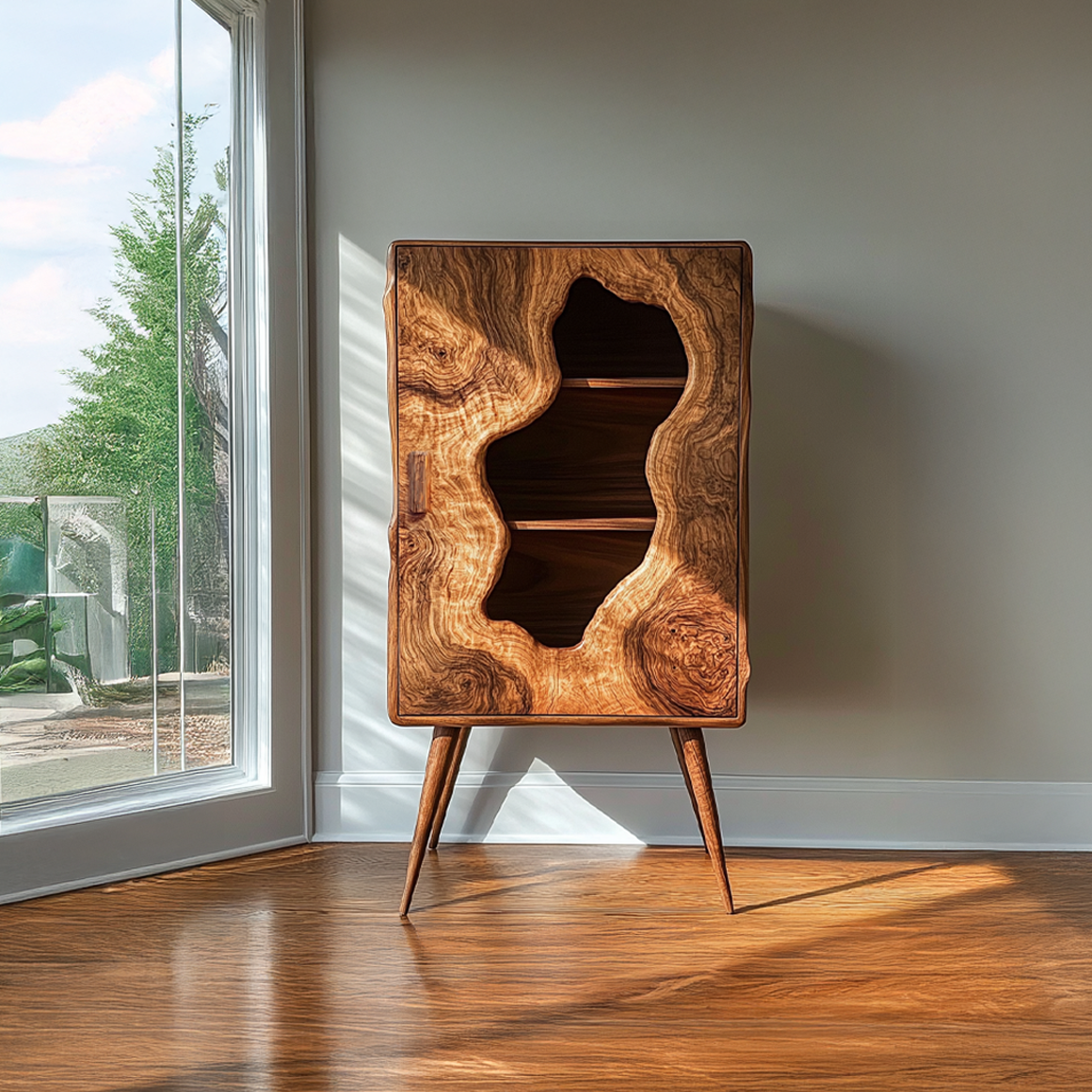 Mid Century Organic Modern Cabinet Living Room Or Bedroom SINLSASC244