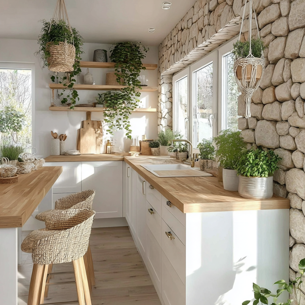 Scandinavian Rustic Kitchen Island Kitchen Or Dining Room SINLSAKI002