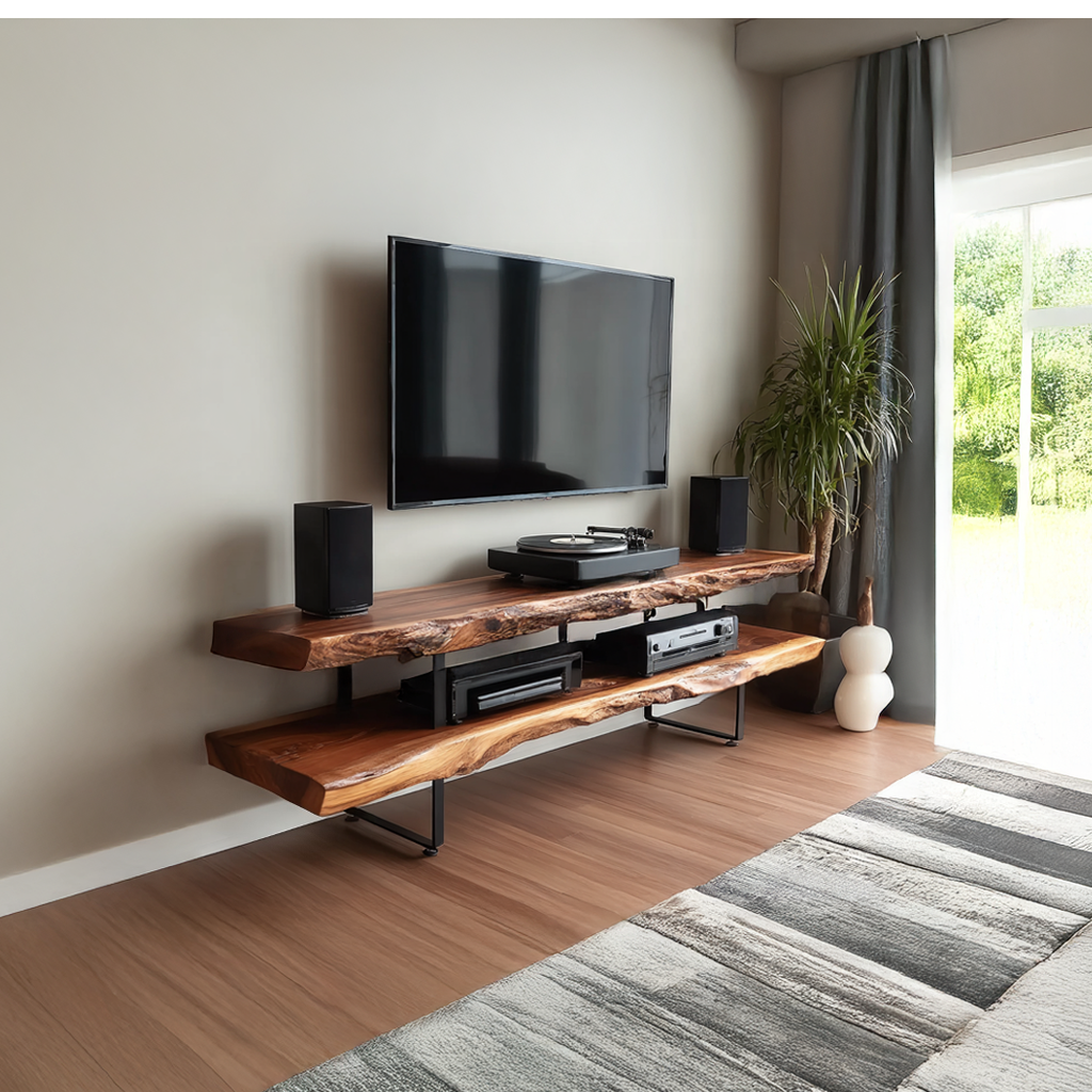 Rustic TV Stand Entryway Decor SINLSACS123