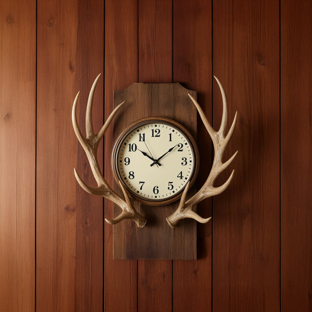 Rustic Tree Slice Wall Clock Kitchen Or Entryway SINLKICK008