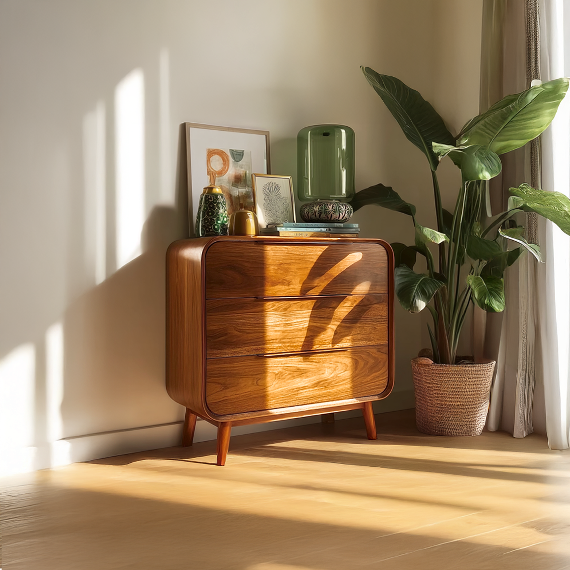 Mid Century Storage Cabinet Bedroom Or Living Modern Entryway SINLSASC149