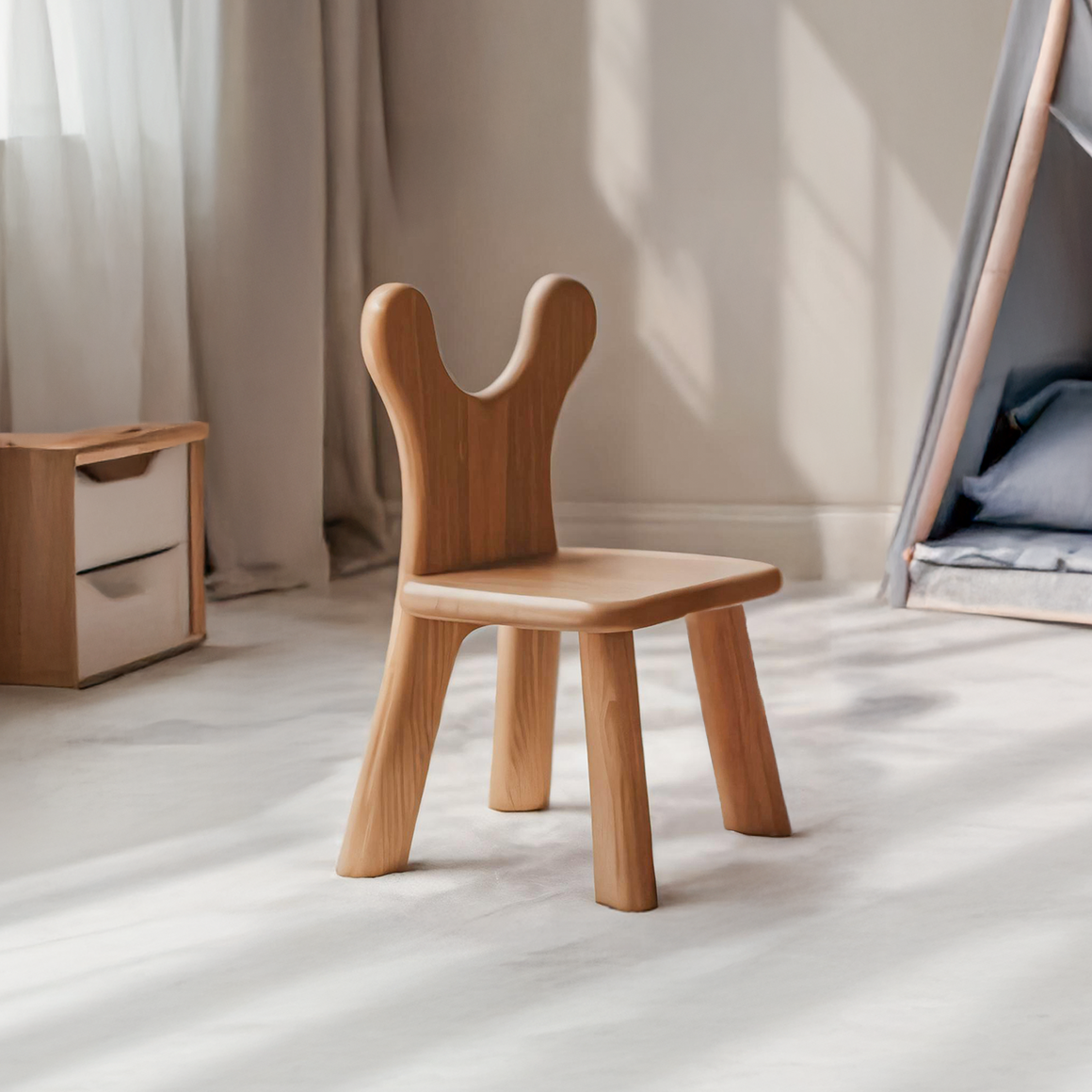 Scandinavian Minimal Kids Chair Kids Room Or Lounge Area SINLSAWC023