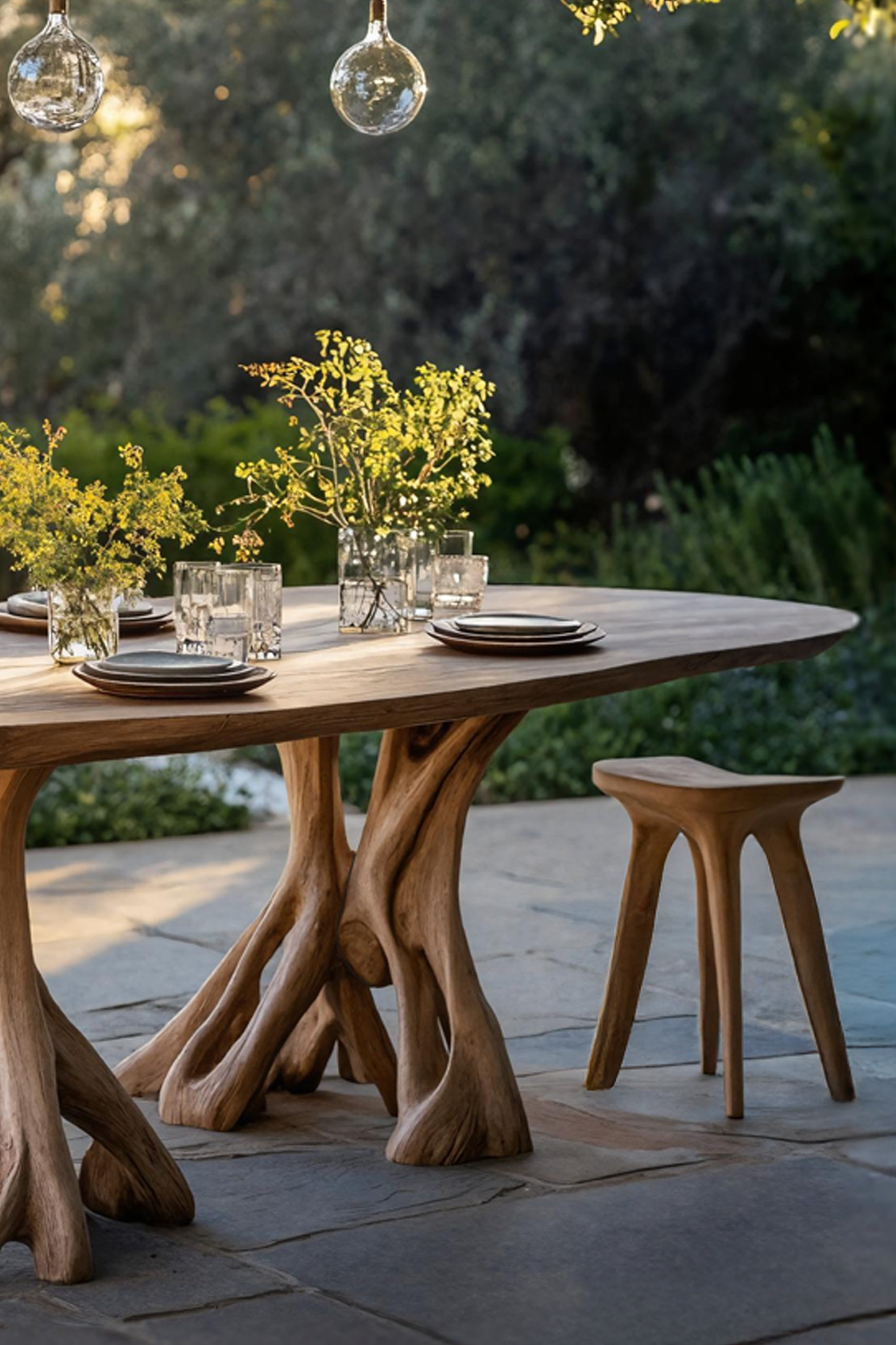 Rustic Wood Dining Table For Cozy Kitchen Decor SILDTTNDN005