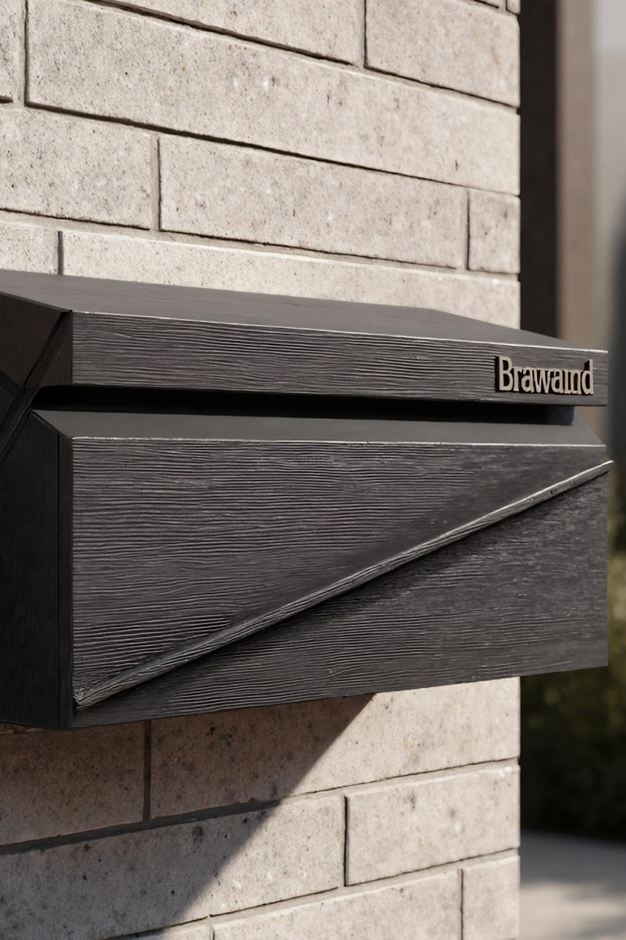 Handcrafted Wooden Sculpture Mailbox For Outdoor Rustic Garden Decor SILDTTRMB023