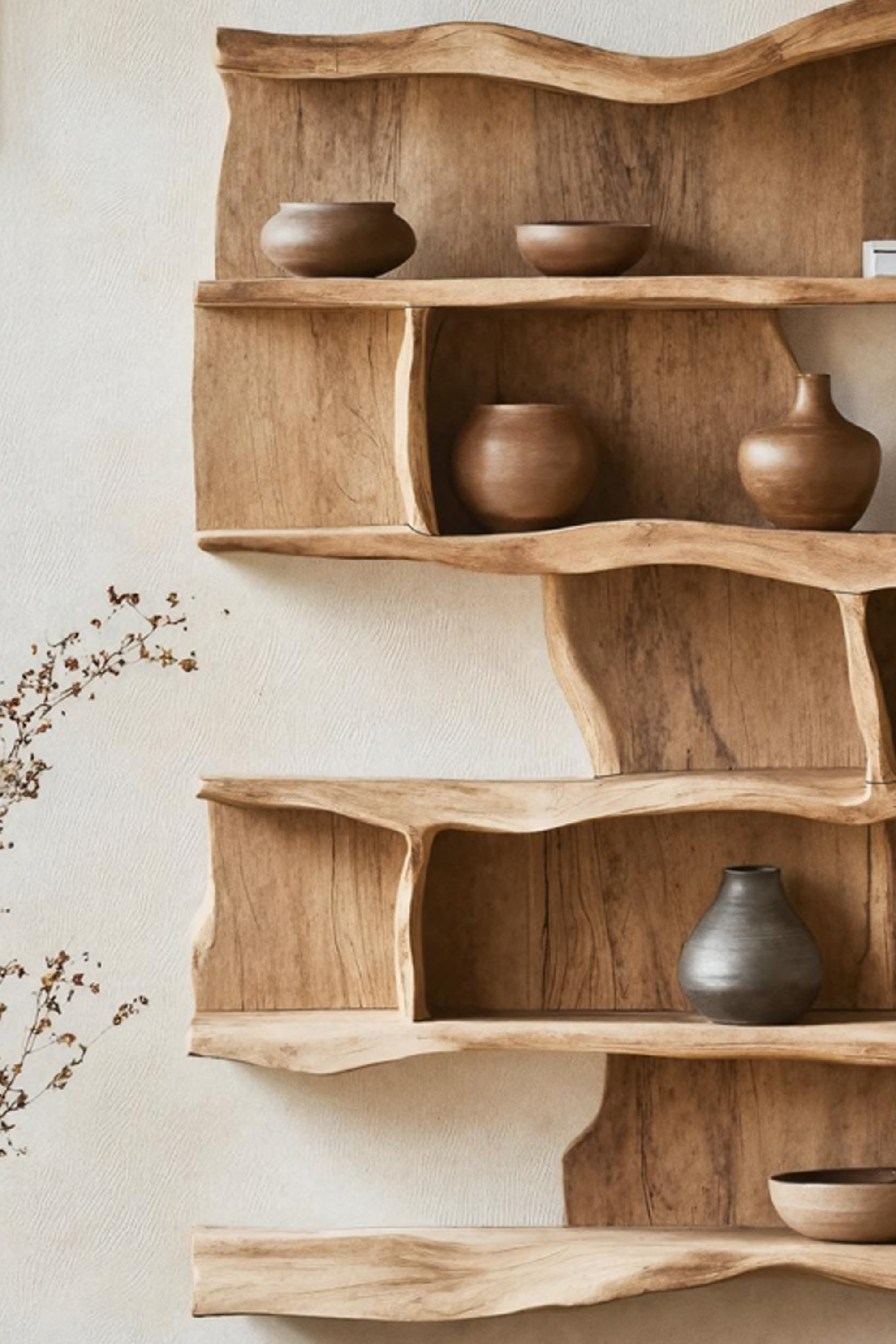 Rustic Live Edge Floating Shelf For Nursery Decor Ideas SILDTTNWMS011