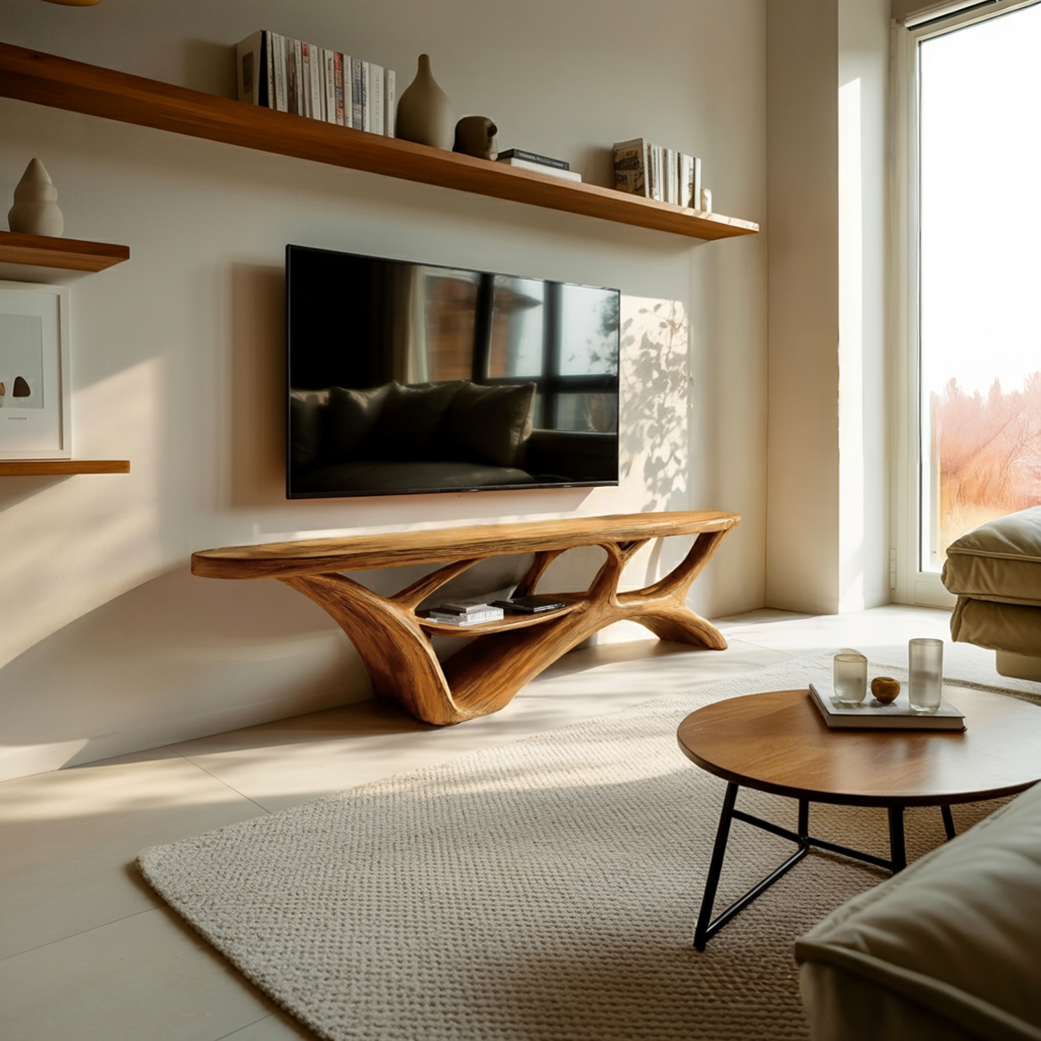 Organic Modern TV Stand For Living Room RTTHTTTVC060