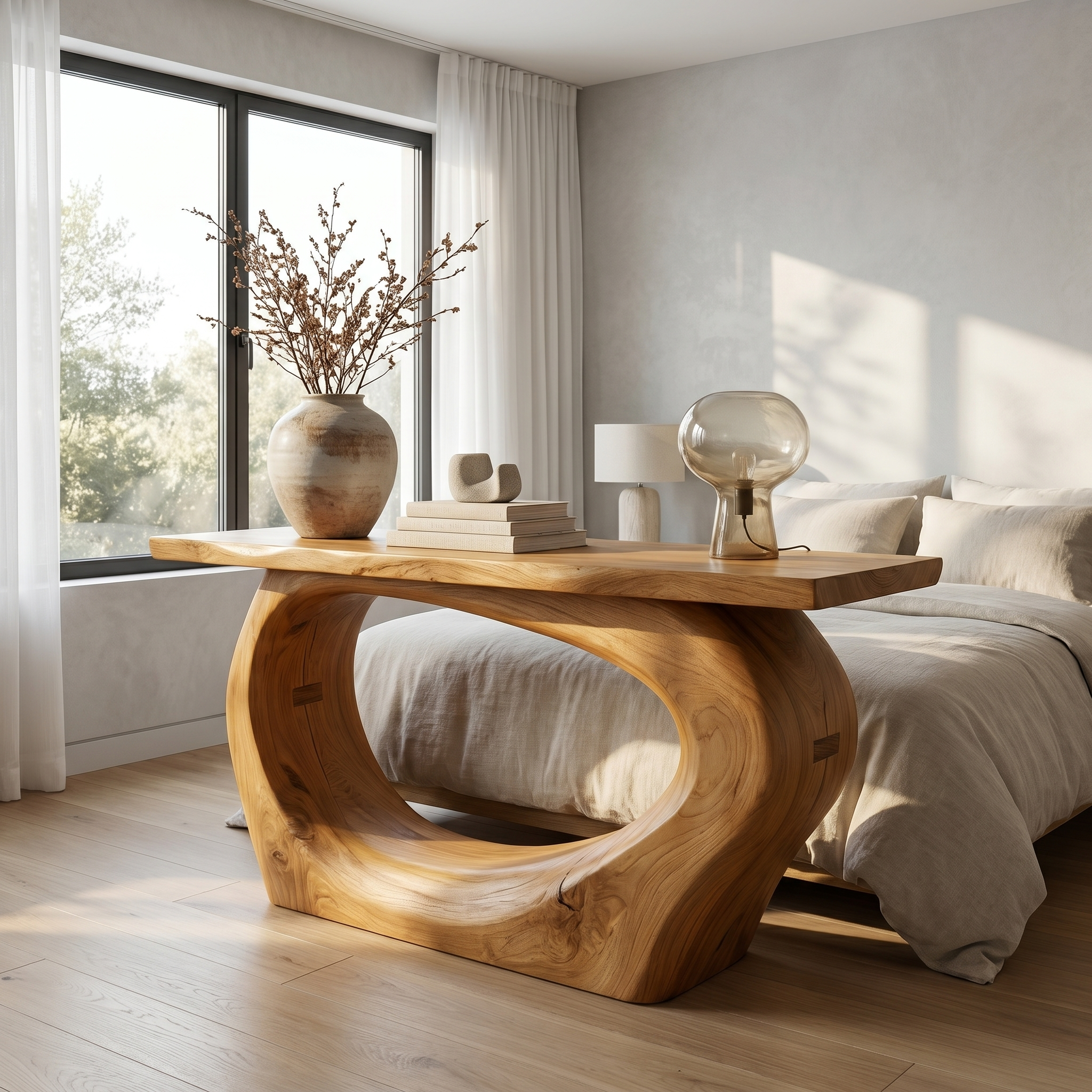 Handcrafted Sculpted Console Table Living Room Interior Feature Accent SINLSACS447