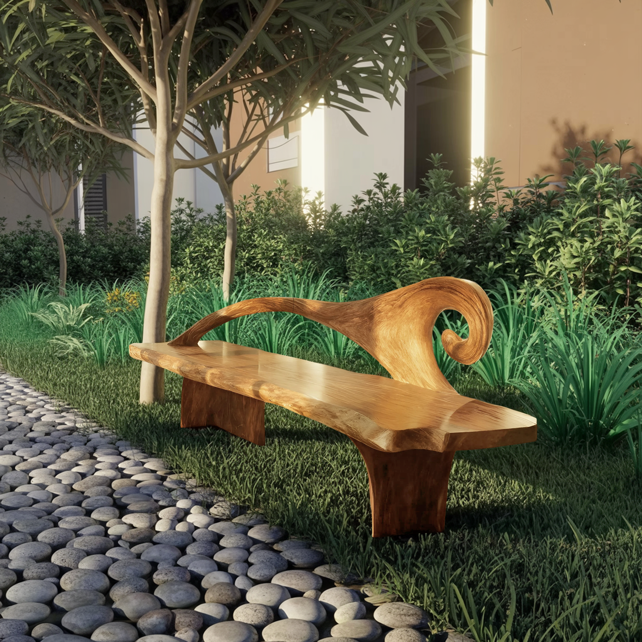 Natural Rustic Wood Entryway Bench For Home Hallway SILDTTRBEN051