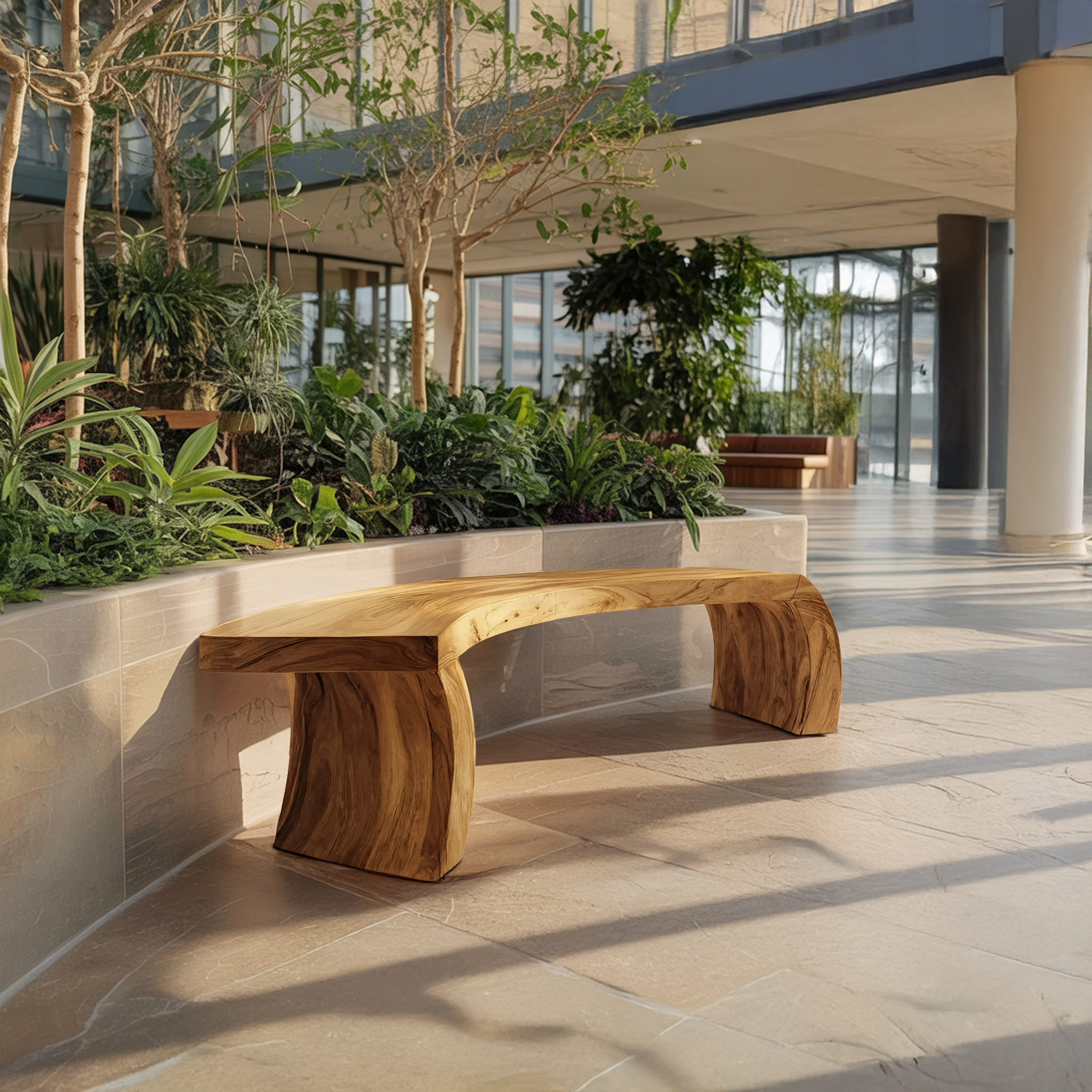 Rustic Live Edge Wood Bench For Entryway Accent Furniture SILDTTRBEN007