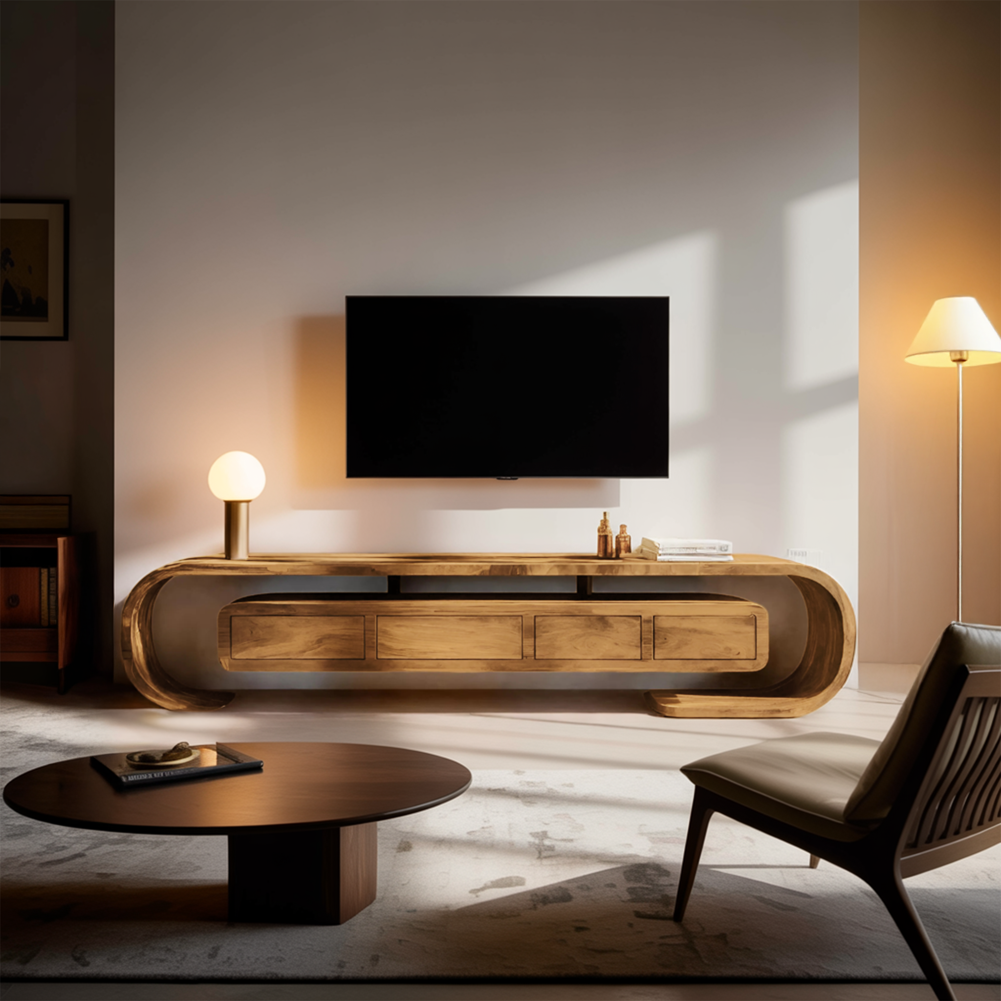 Modern TV Console For Modern Living Room Storage RTTHHNTVC066