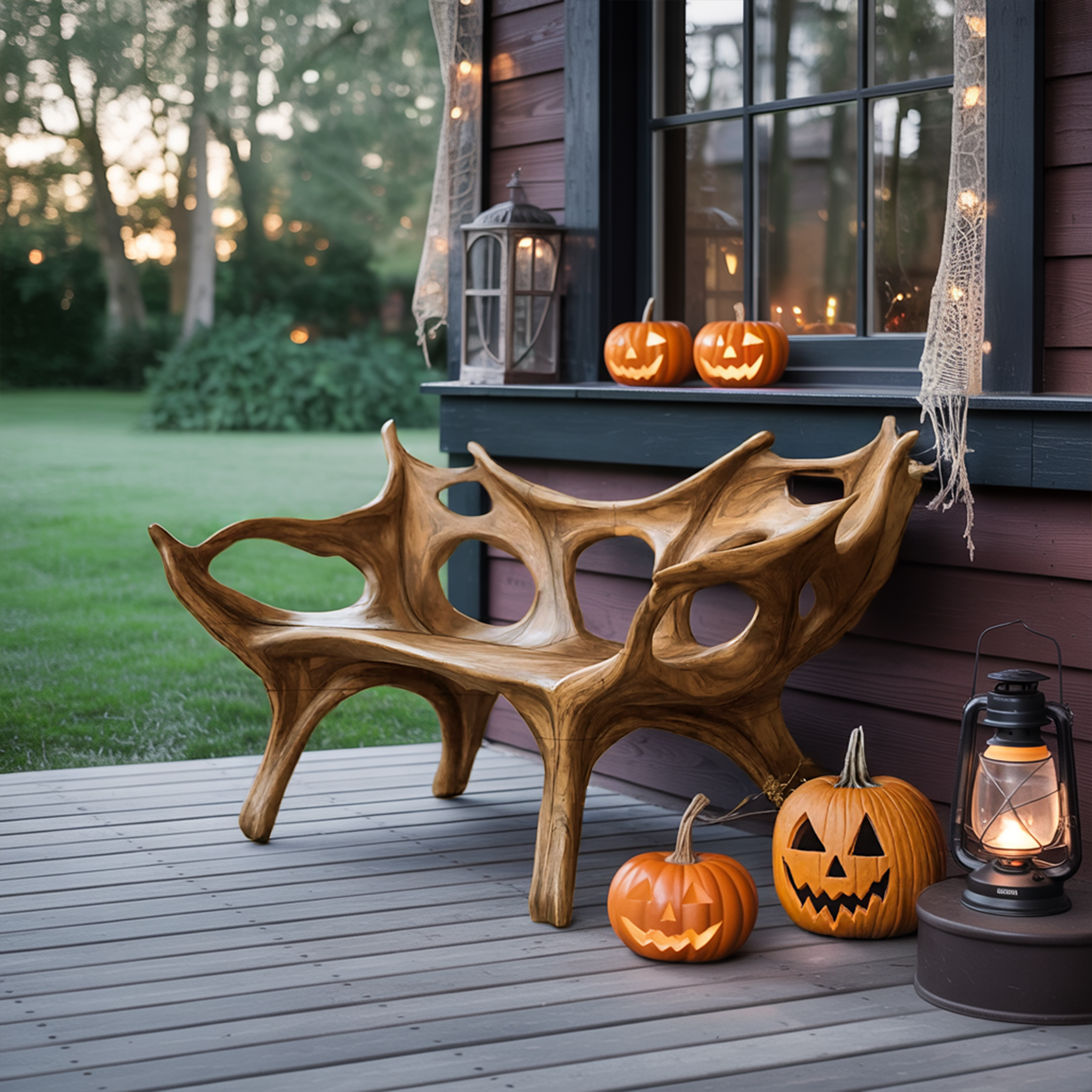 Mid Century Halloween Patio Chair For Unique Halloween Home Decor SILDTTNHOB004
