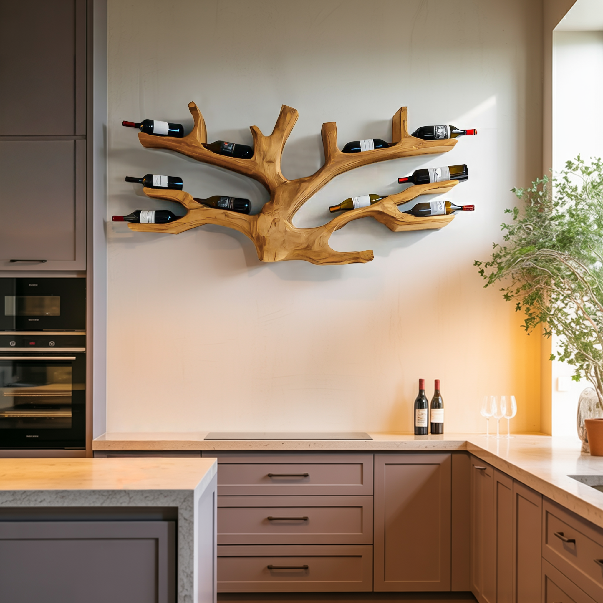 Artistic Wine Holder Wall Rack For Home Bar RTTHTTWH011