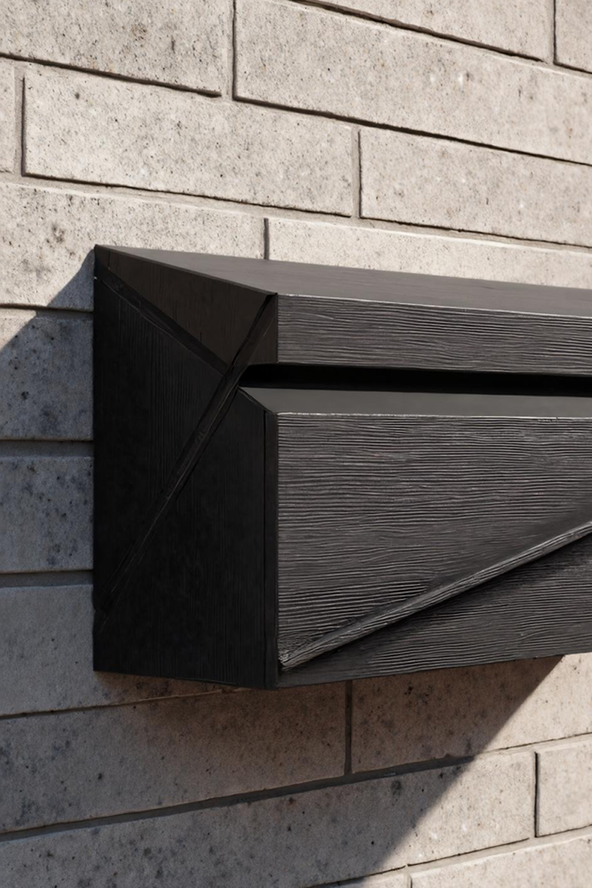 Handcrafted Wooden Sculpture Mailbox For Outdoor Rustic Garden Decor SILDTTRMB023