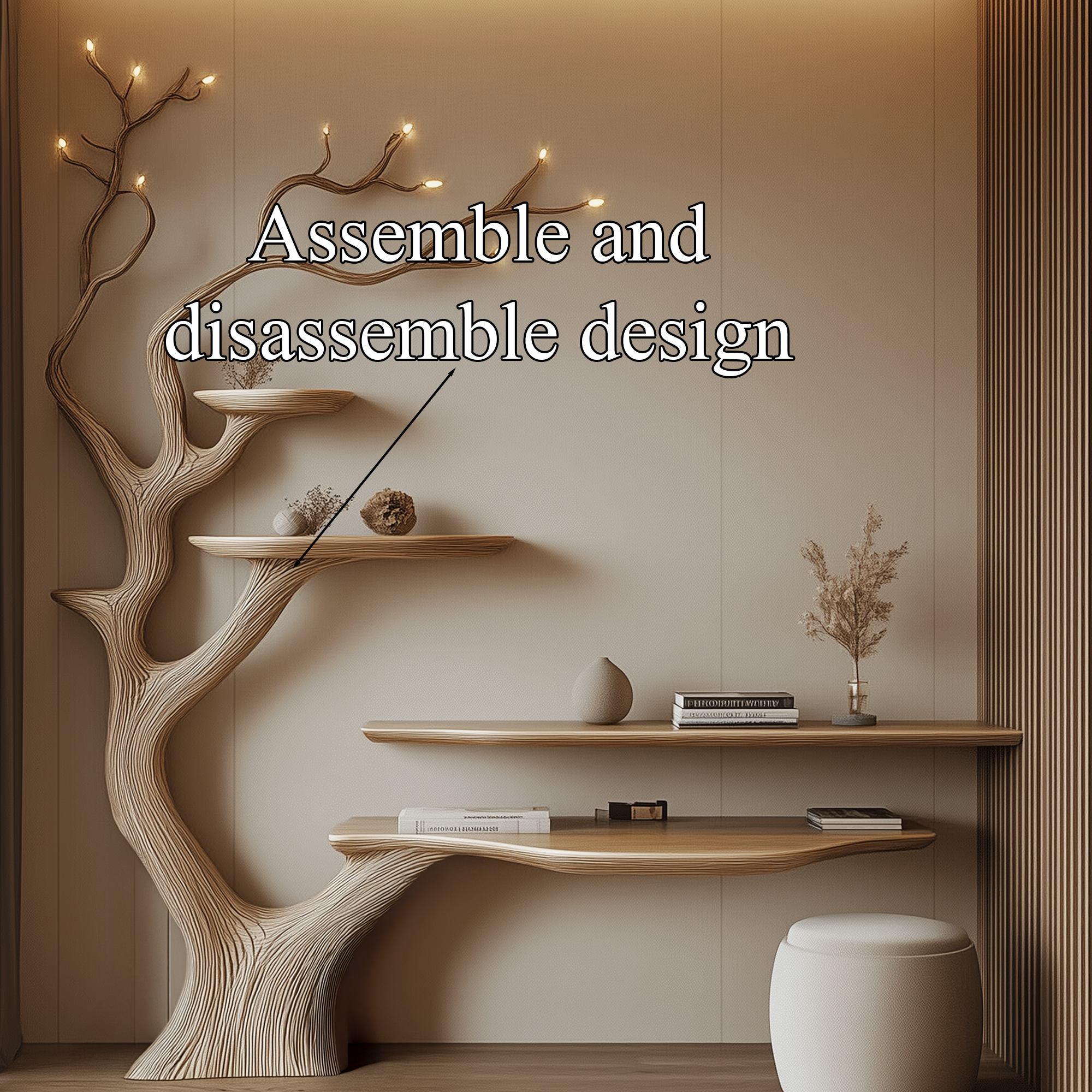 Unique Style Desk Handcrafted Decor Living Room Gift SINLTB150