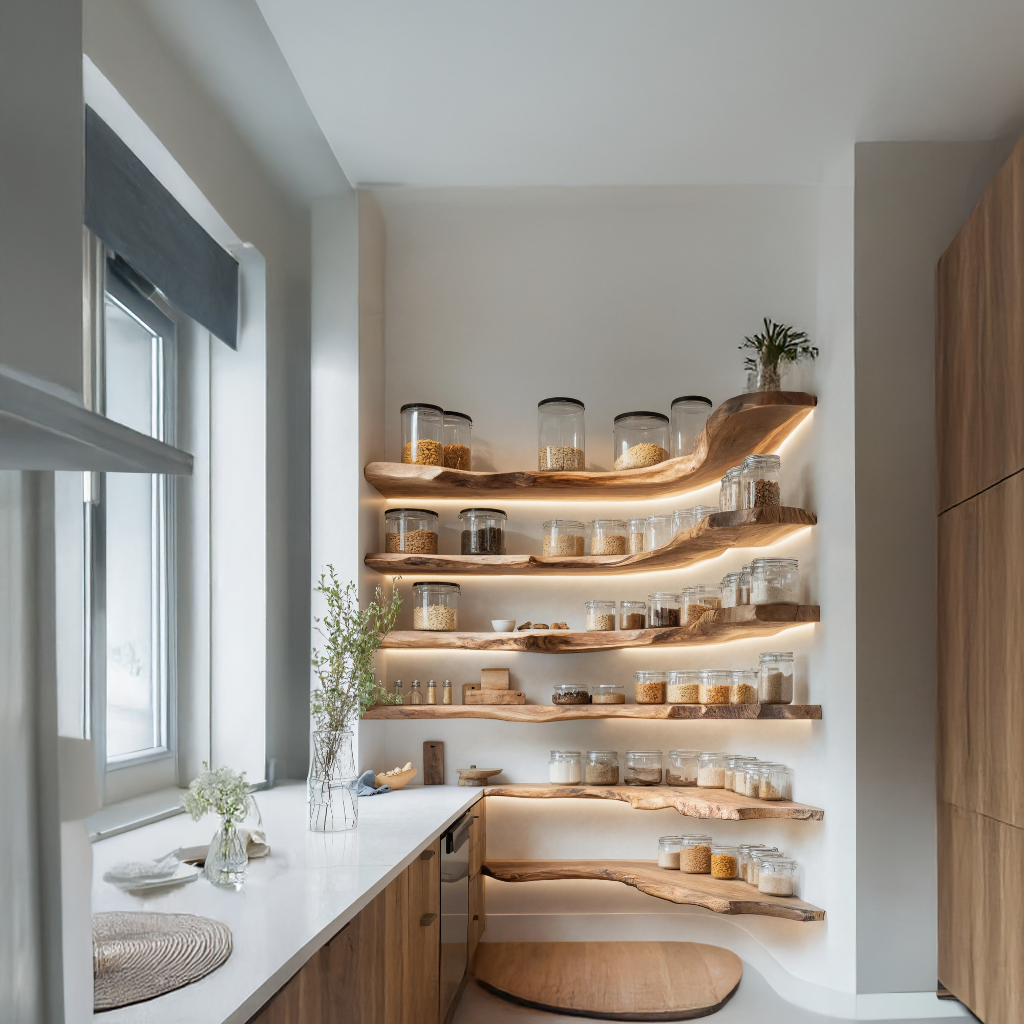 Rustic Handmade Wooden Spice Rack For Kitchen Wall SILDTTNSRS009