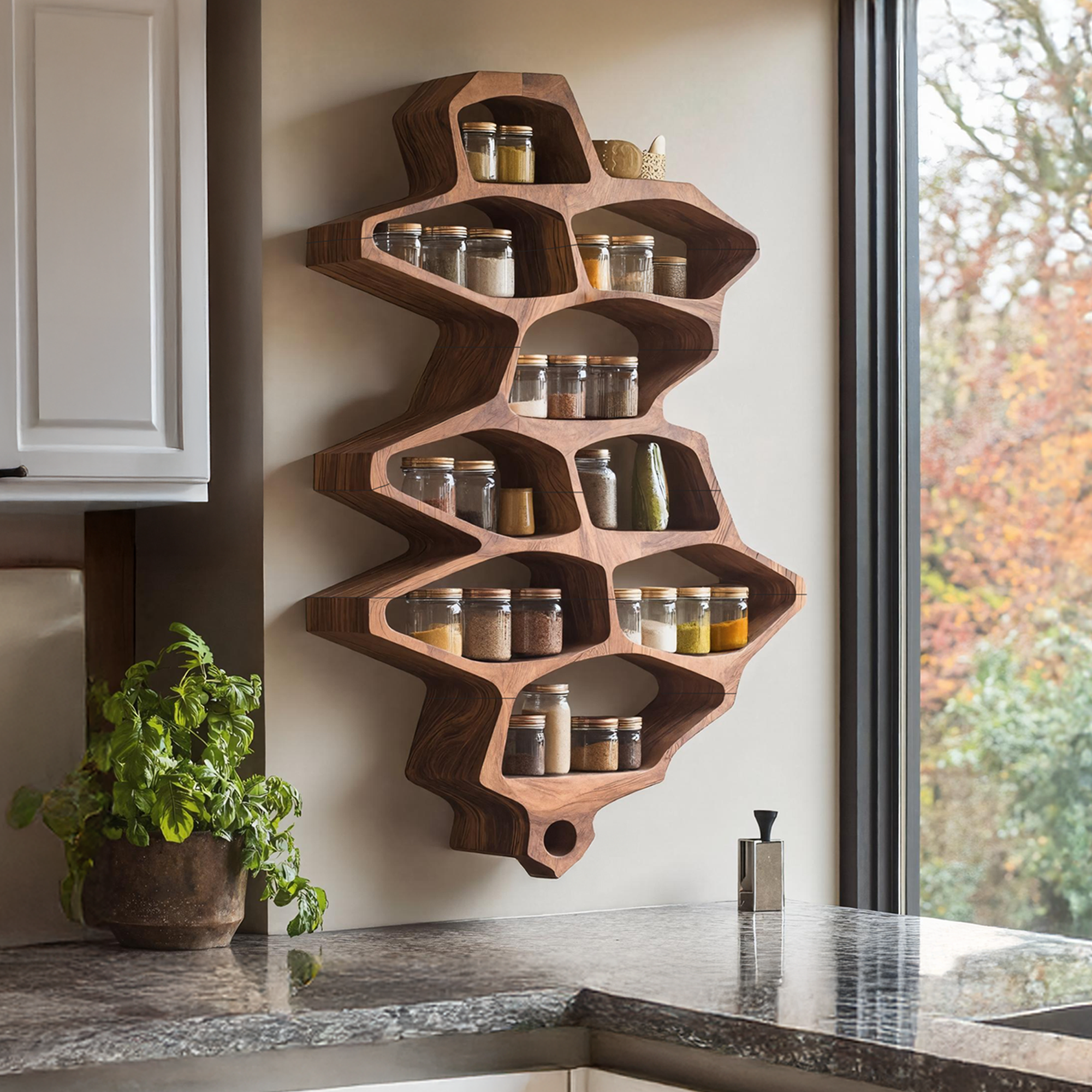 Farmhouse Style Spice Storage Cabinet For Kitchen Use SILDTTRSRS015