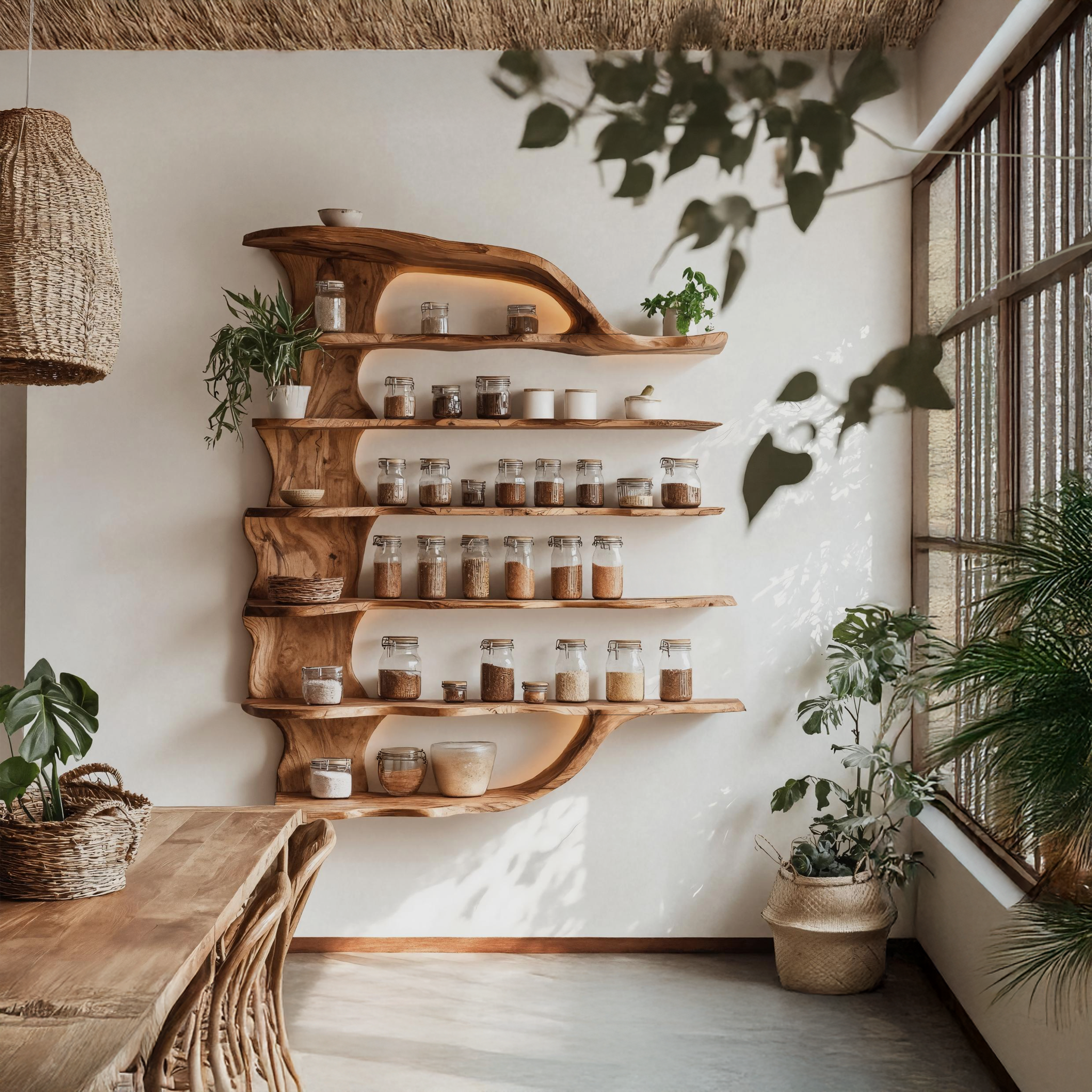 Handcrafted Wooden Spice Organizer For Modern Kitchen SILDTTRSRS005