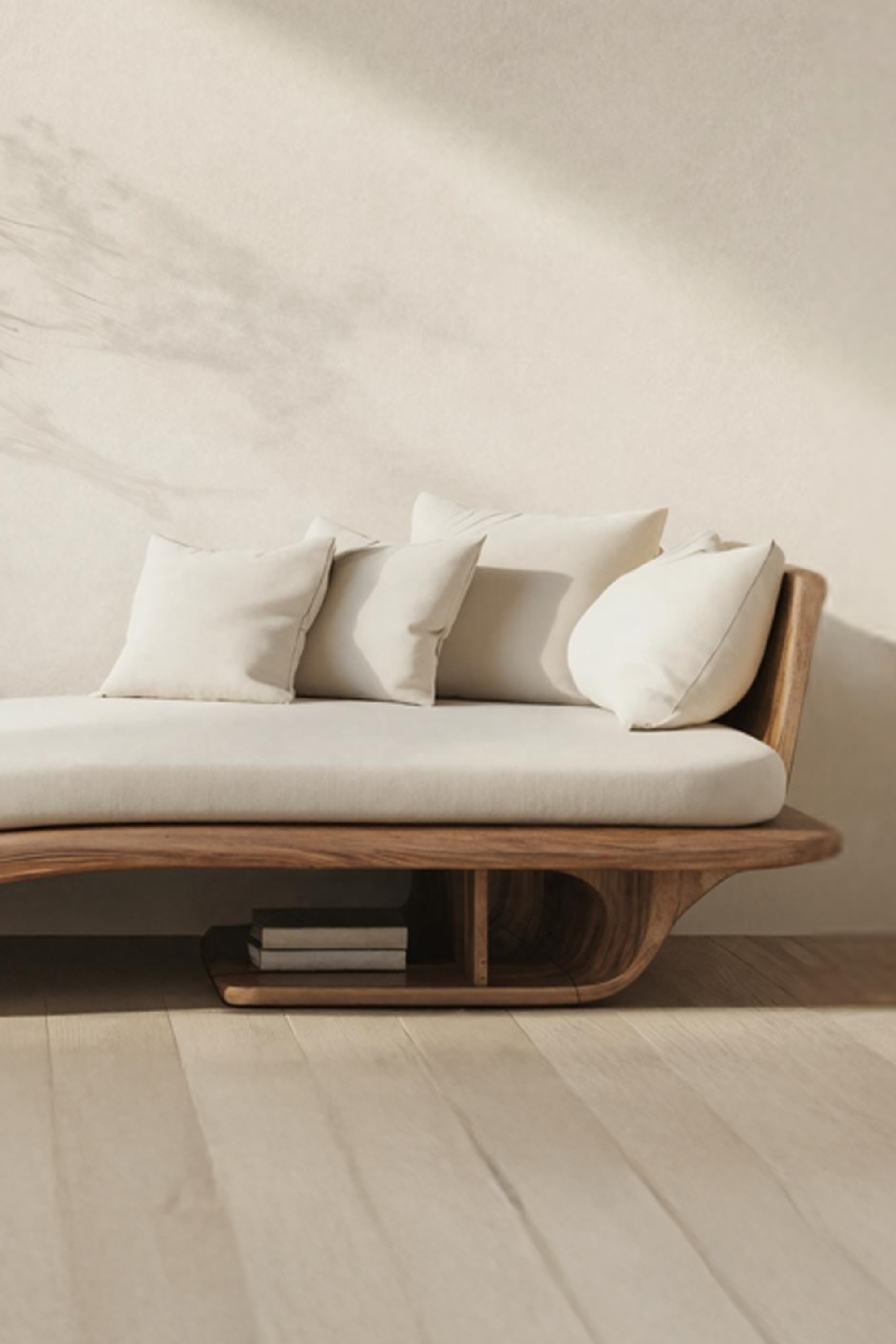 Rustic Solid Wood Garden Daybed For Entryway Furniture Styling SILDTTNDB002
