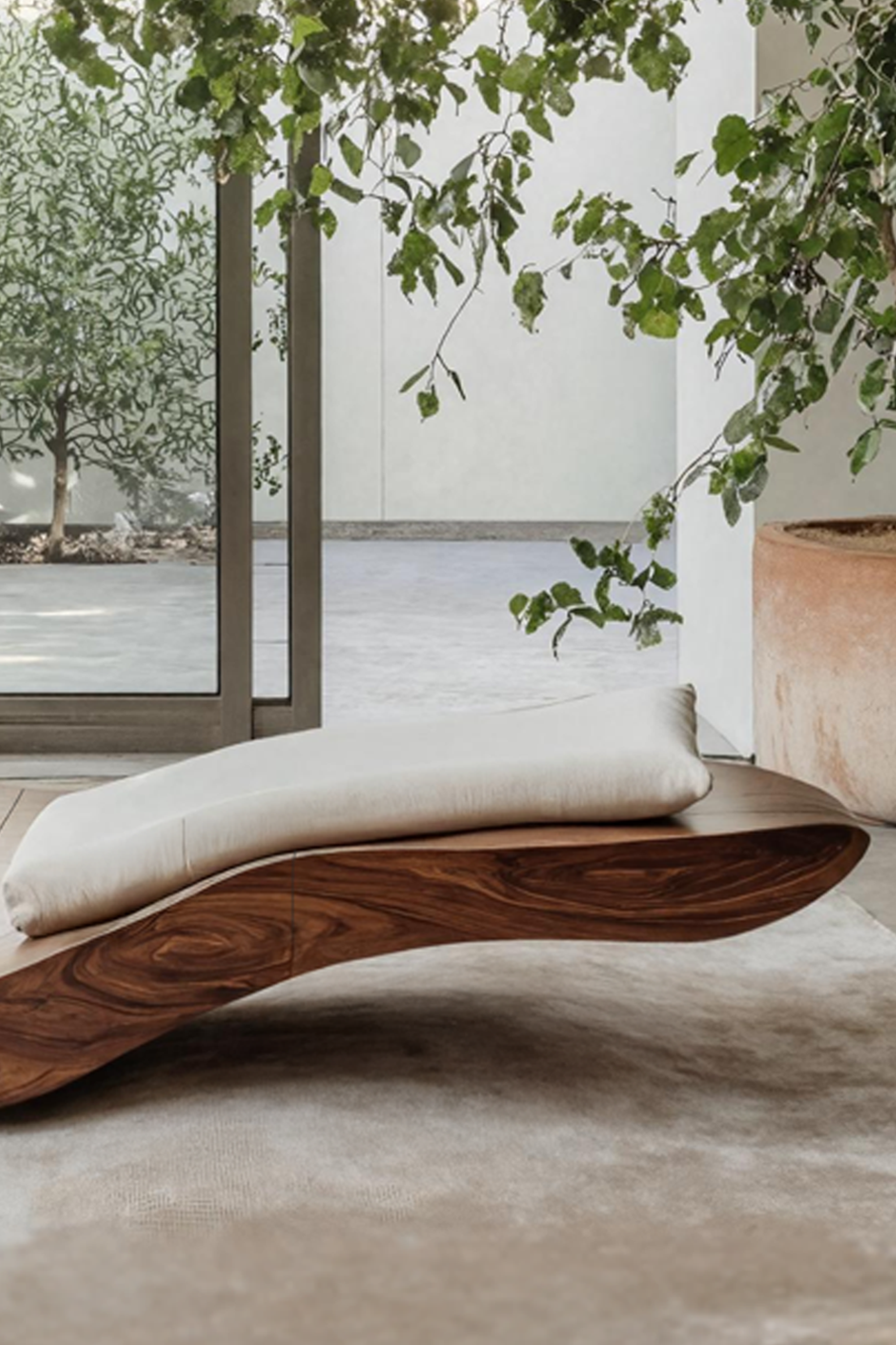 Rustic Wooden Daybed For Farmhouse Living Room Furniture Decor SILDTTNDB014