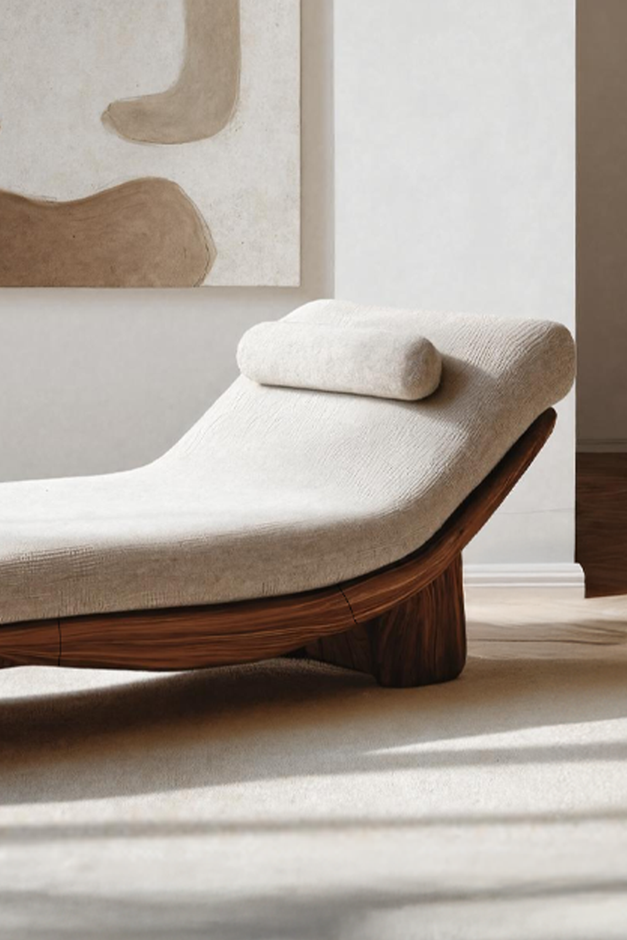 Mid Century Solid Wood Garden Daybed For Entryway Furniture SILDTTNDB016