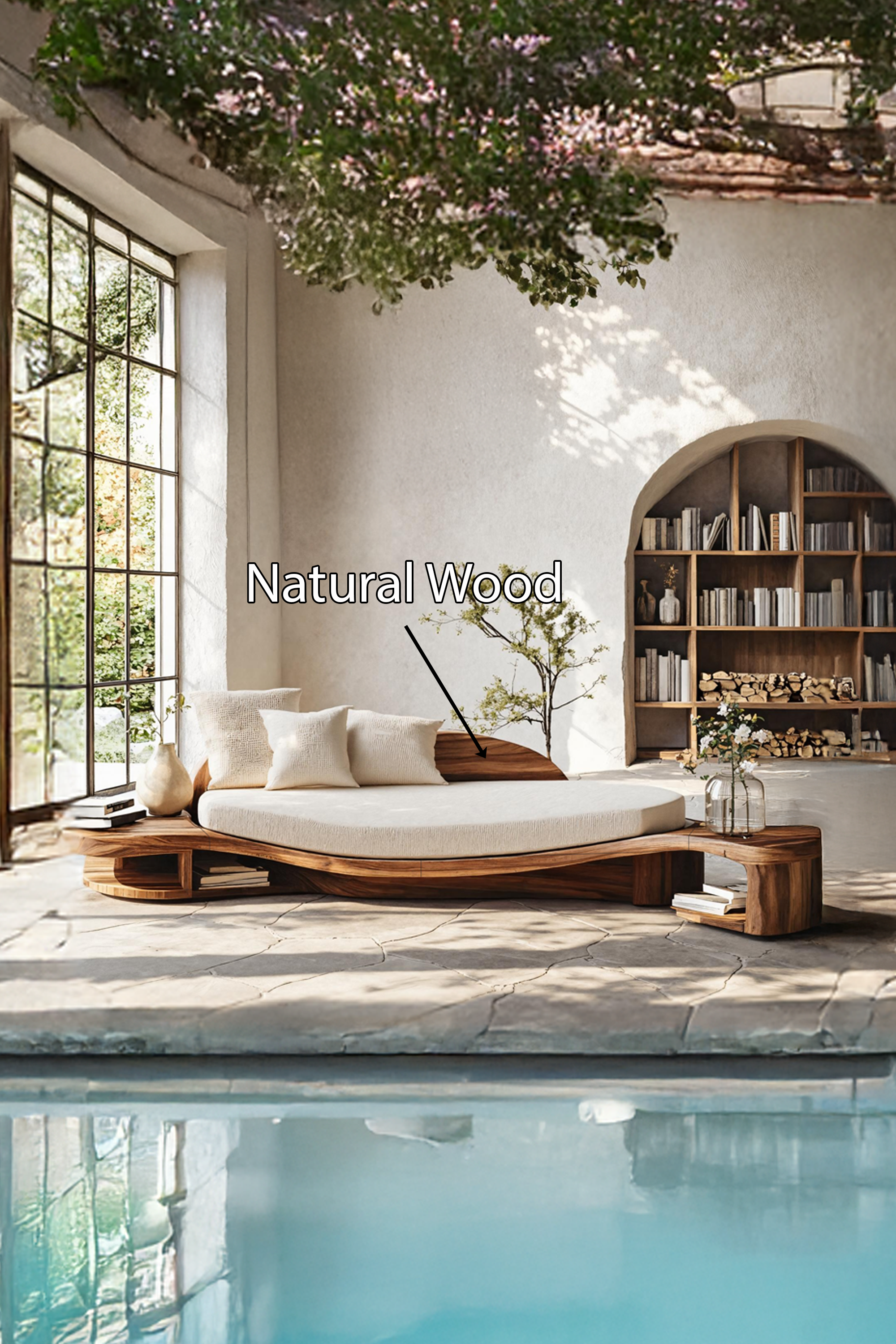 Handcrafted Wooden Daybed For Classic Bedroom Furniture Design SILDTTNDB018