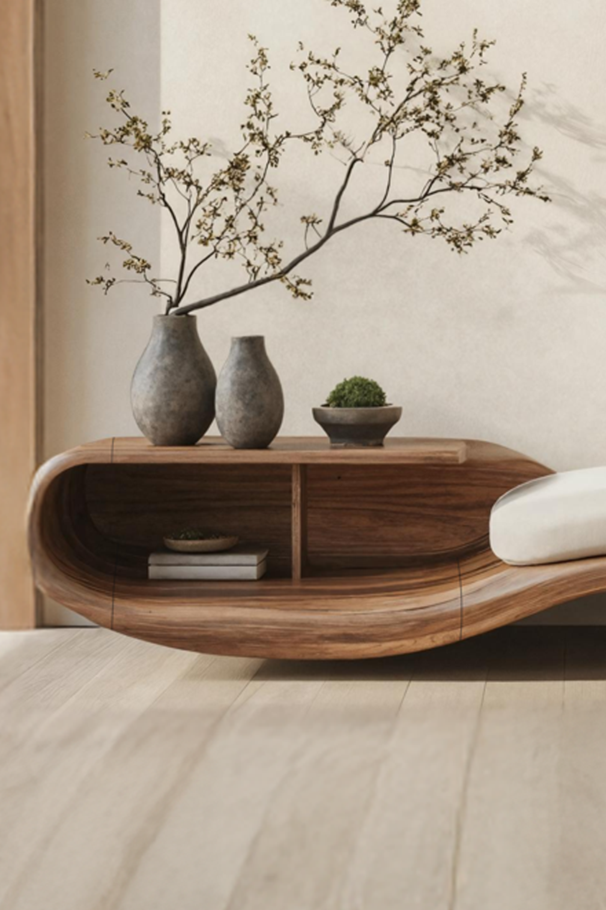 Rustic Solid Wood Garden Daybed For Entryway Furniture Styling SILDTTNDB002