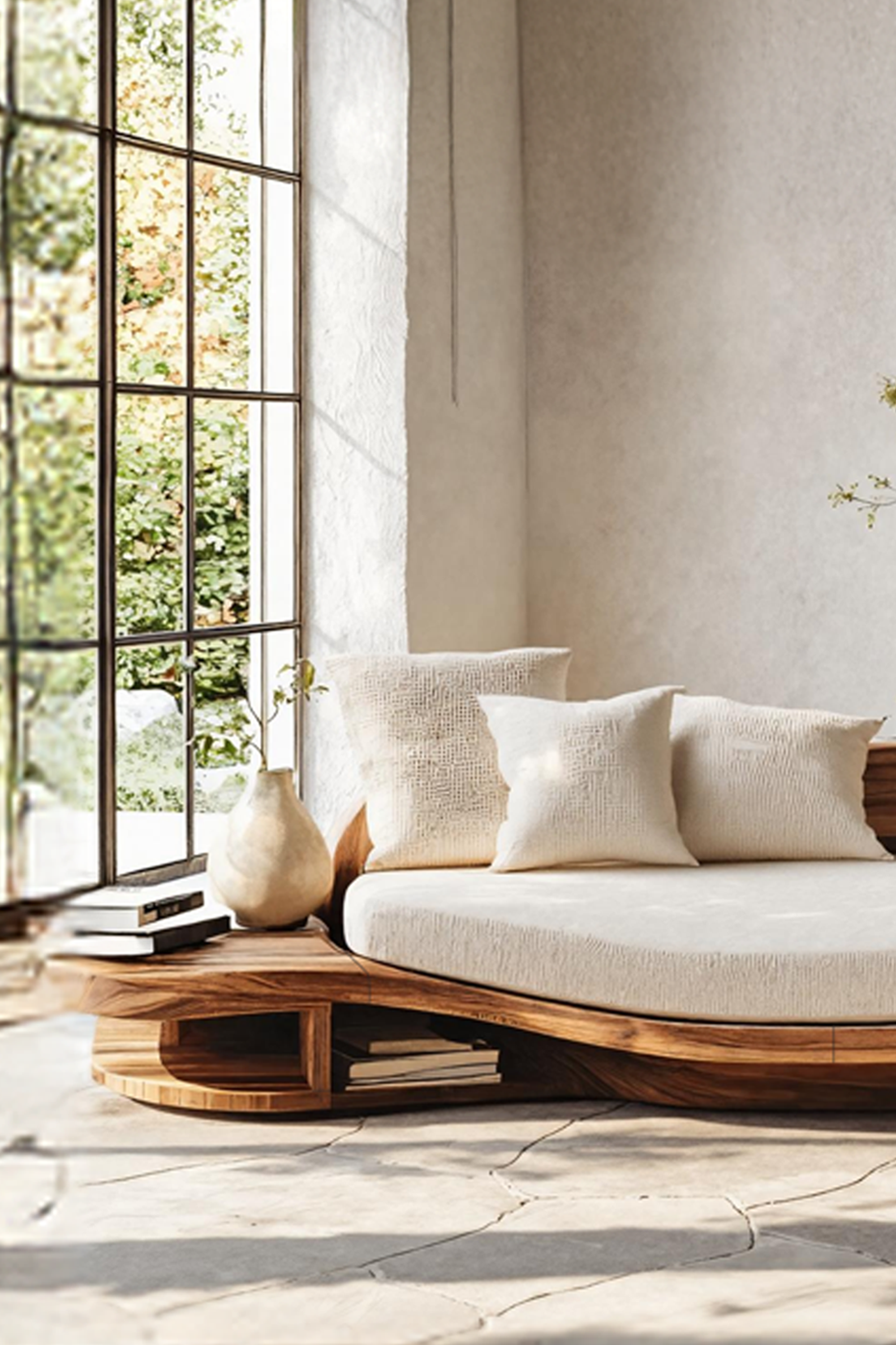 Handcrafted Wooden Daybed For Classic Bedroom Furniture Design SILDTTNDB018
