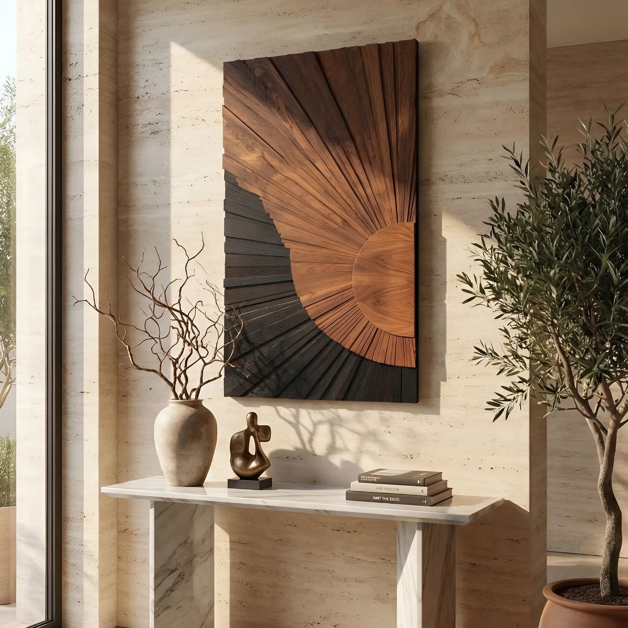 Minimalist Abstract Wall Art Panel For Bedroom Decor SILDTTNWA051