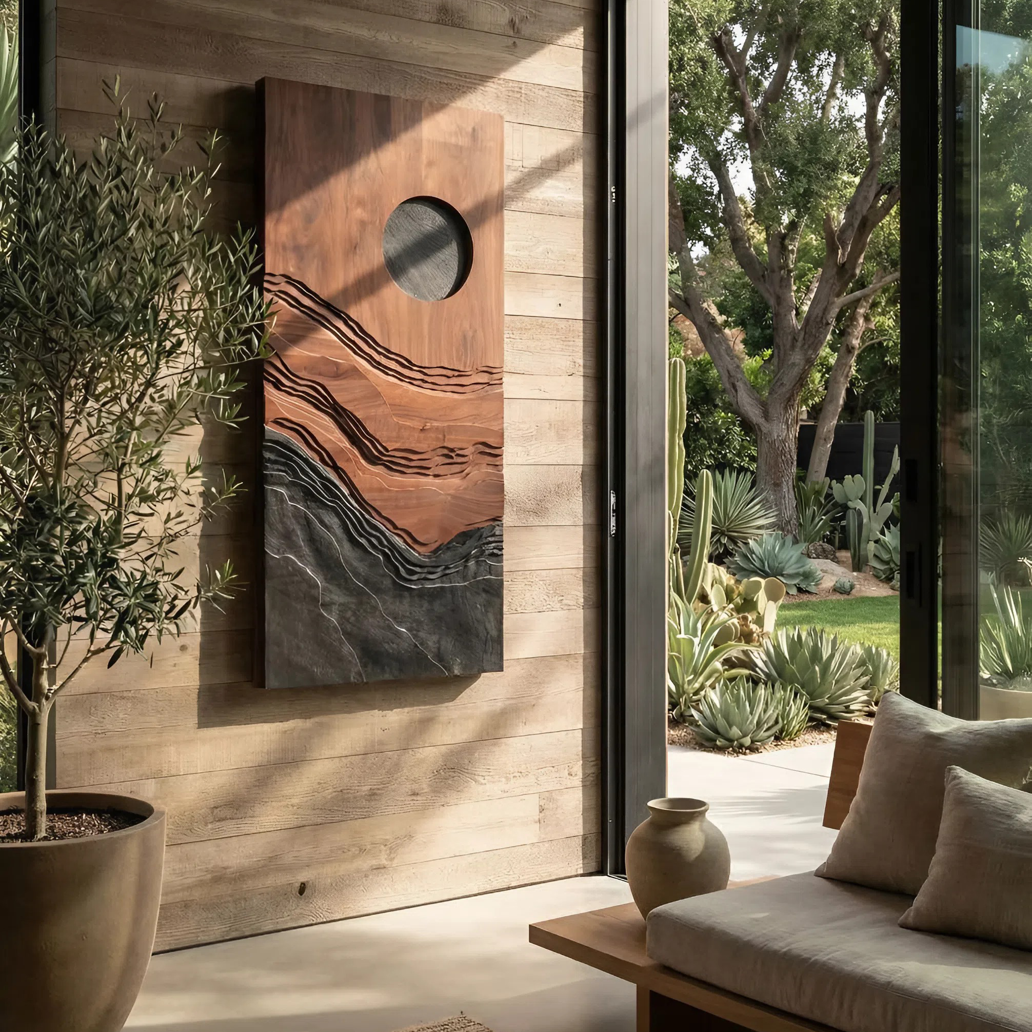 Contemporary Abstract 3D Wall Art For Living Area Decor SILDTTNWA046
