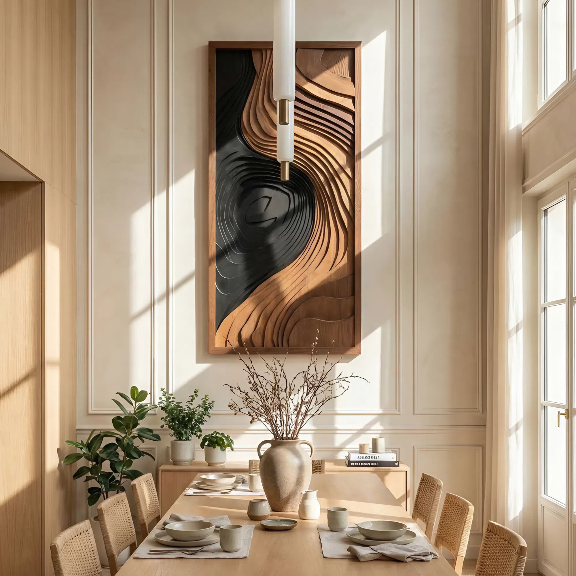 Contemporary Abstract Wall Art Panel For Bedroom Decor SILDTTNWA039