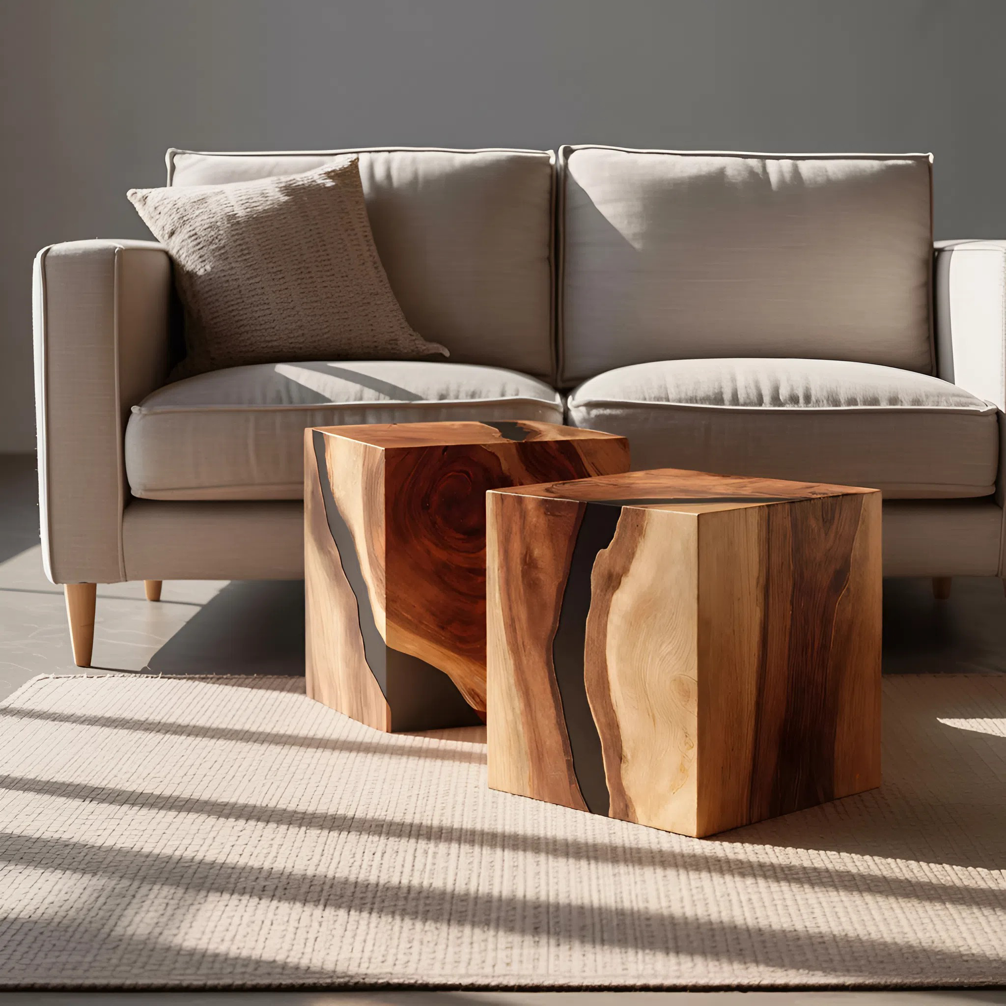 Handcrafted Low Coffee Table For Modern Furniture Decor SILDTTNCF030
