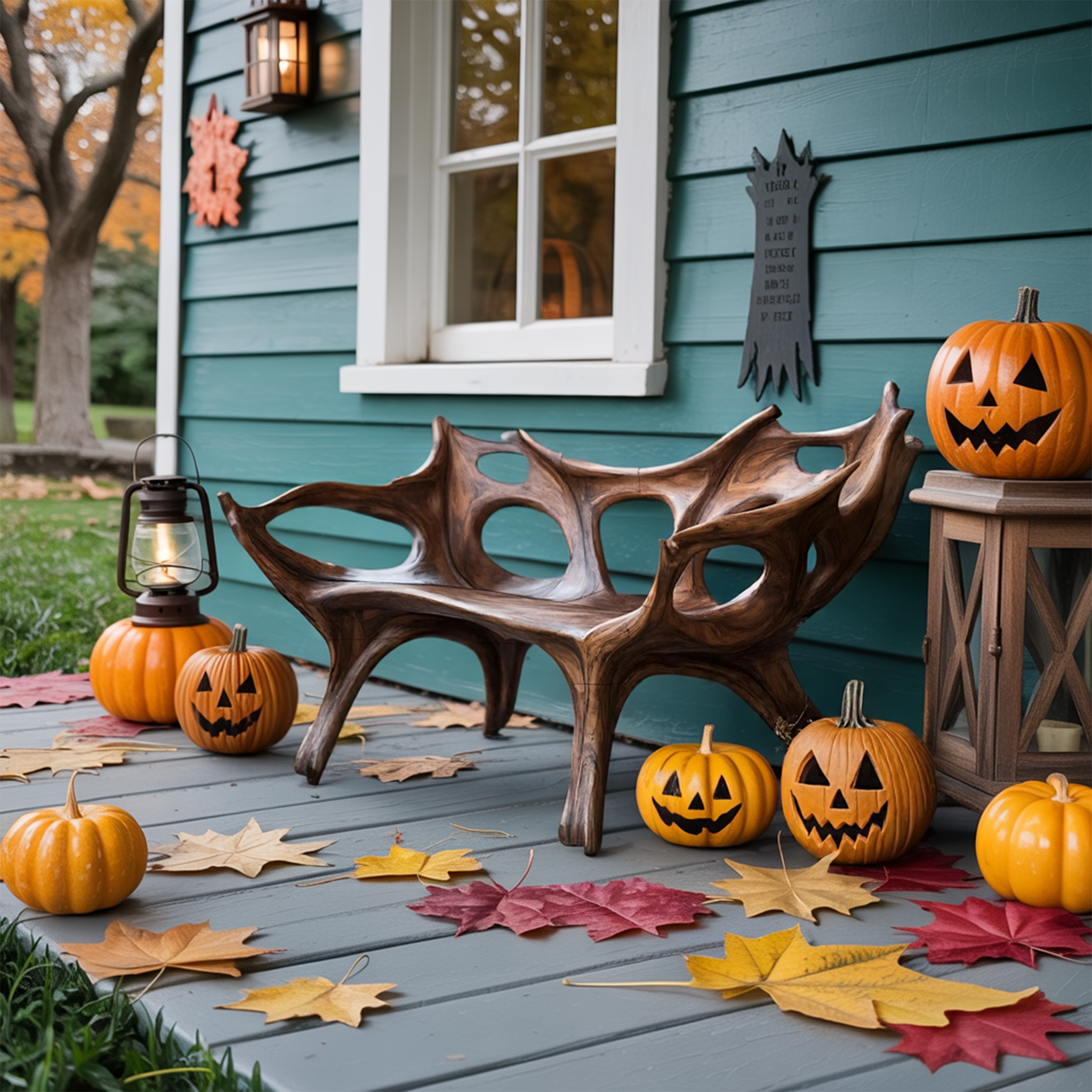 Mid Century Halloween Patio Chair For Unique Halloween Home Decor SILDTTNHOB004