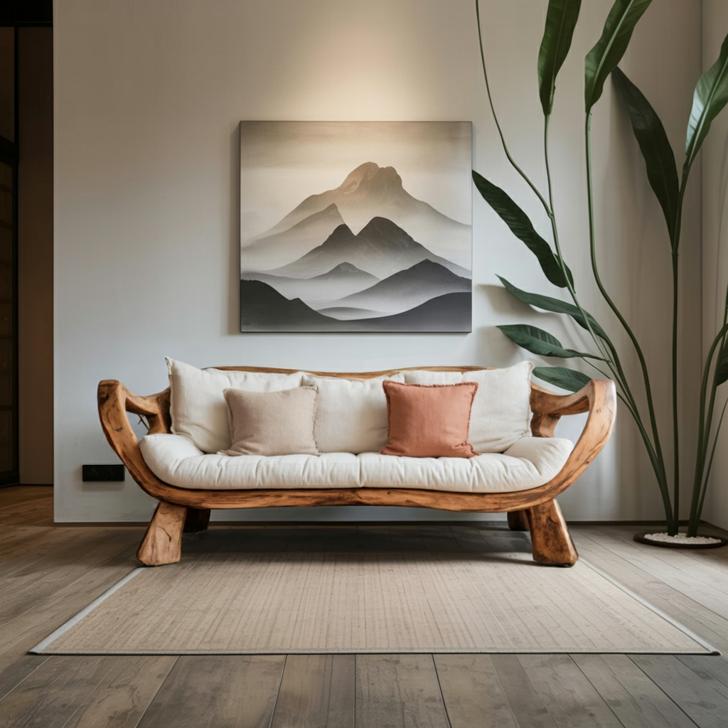 Handcrafted Rustic Sofa For Living Room Or Lounge SITHTTCHR045