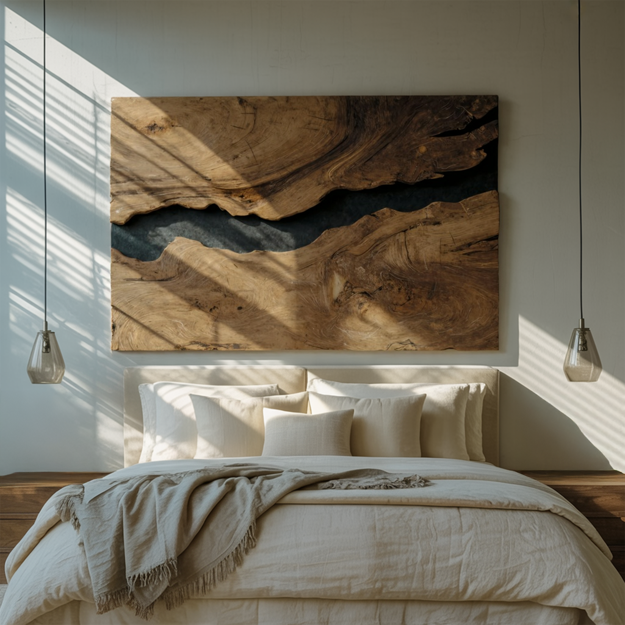 Modern Rectangular Wooden Wall Art For Home Decor SILDTTRWA036