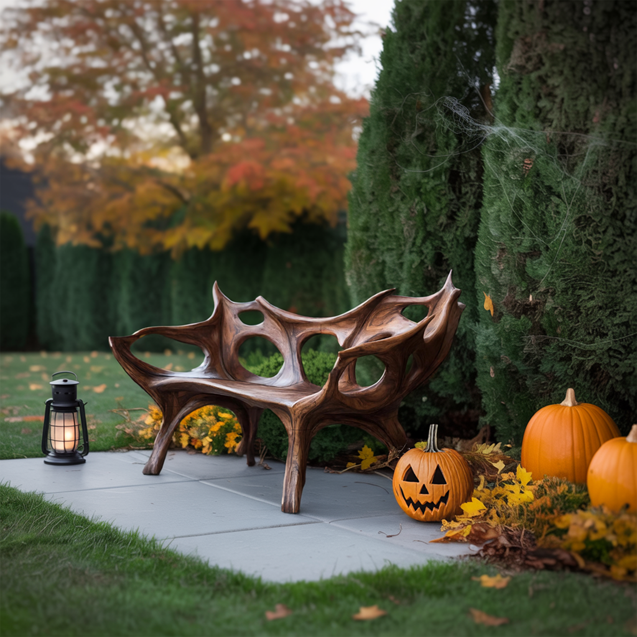 Mid Century Halloween Patio Chair For Unique Halloween Home Decor SILDTTNHOB004