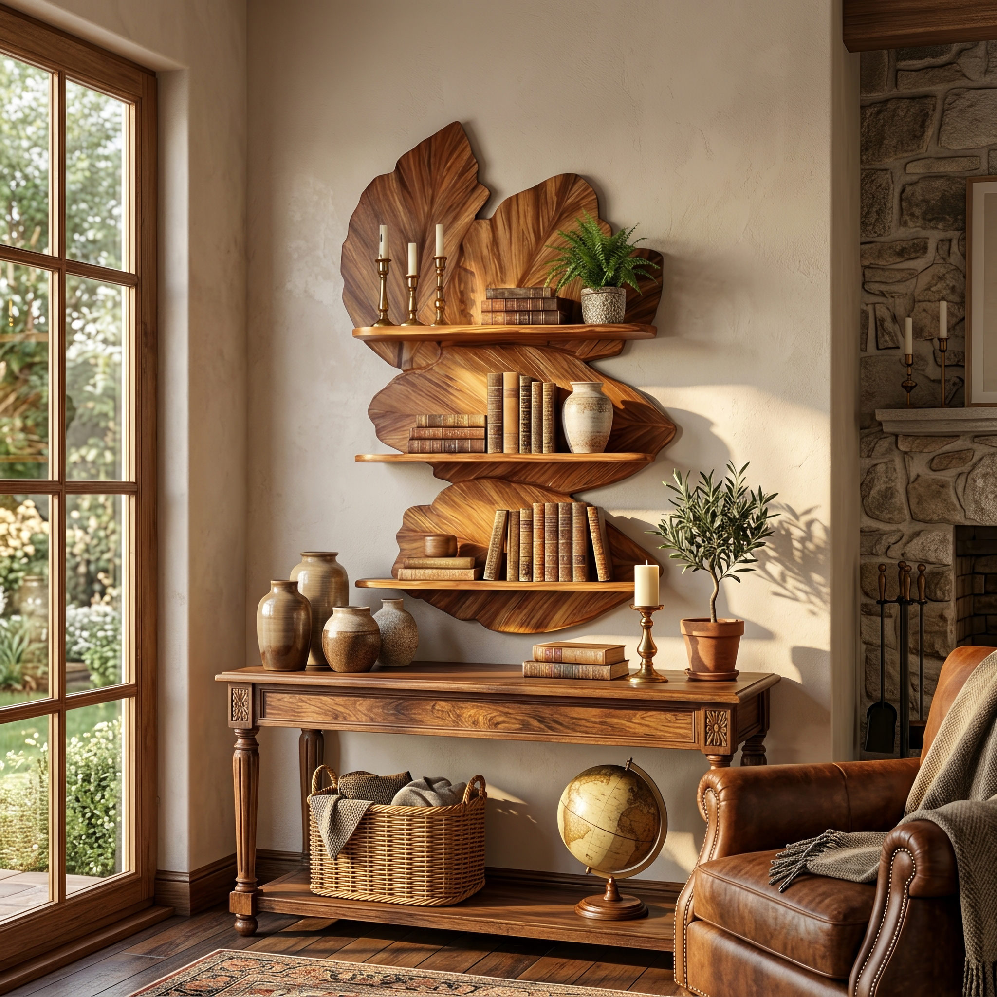 Modern Live Edge Floating Shelf For Bedroom Wall Decor Storage SILDTTRWMS014