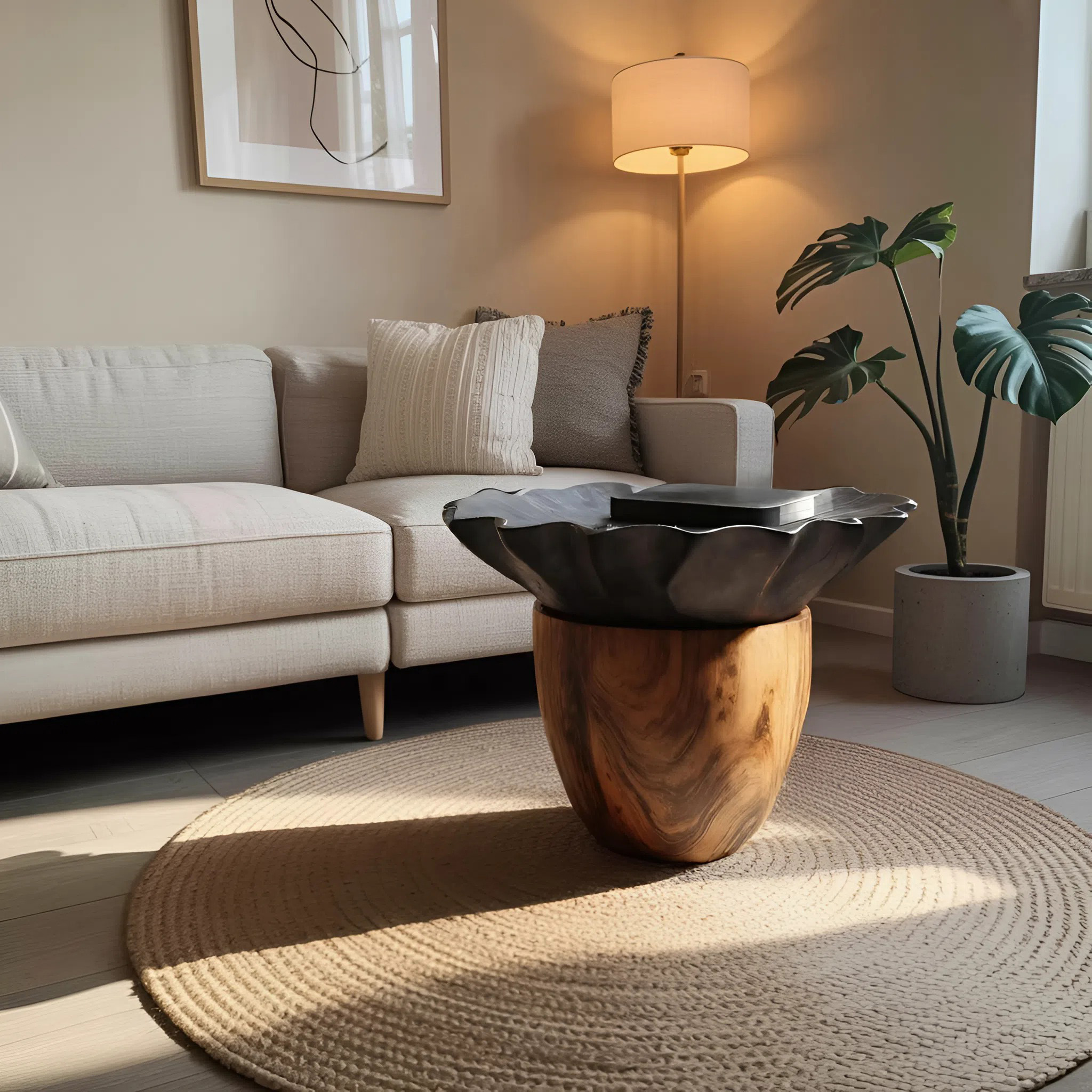 Mid Century Wooden Side Table For Modern Lounge Decor SILDTTNSTA034