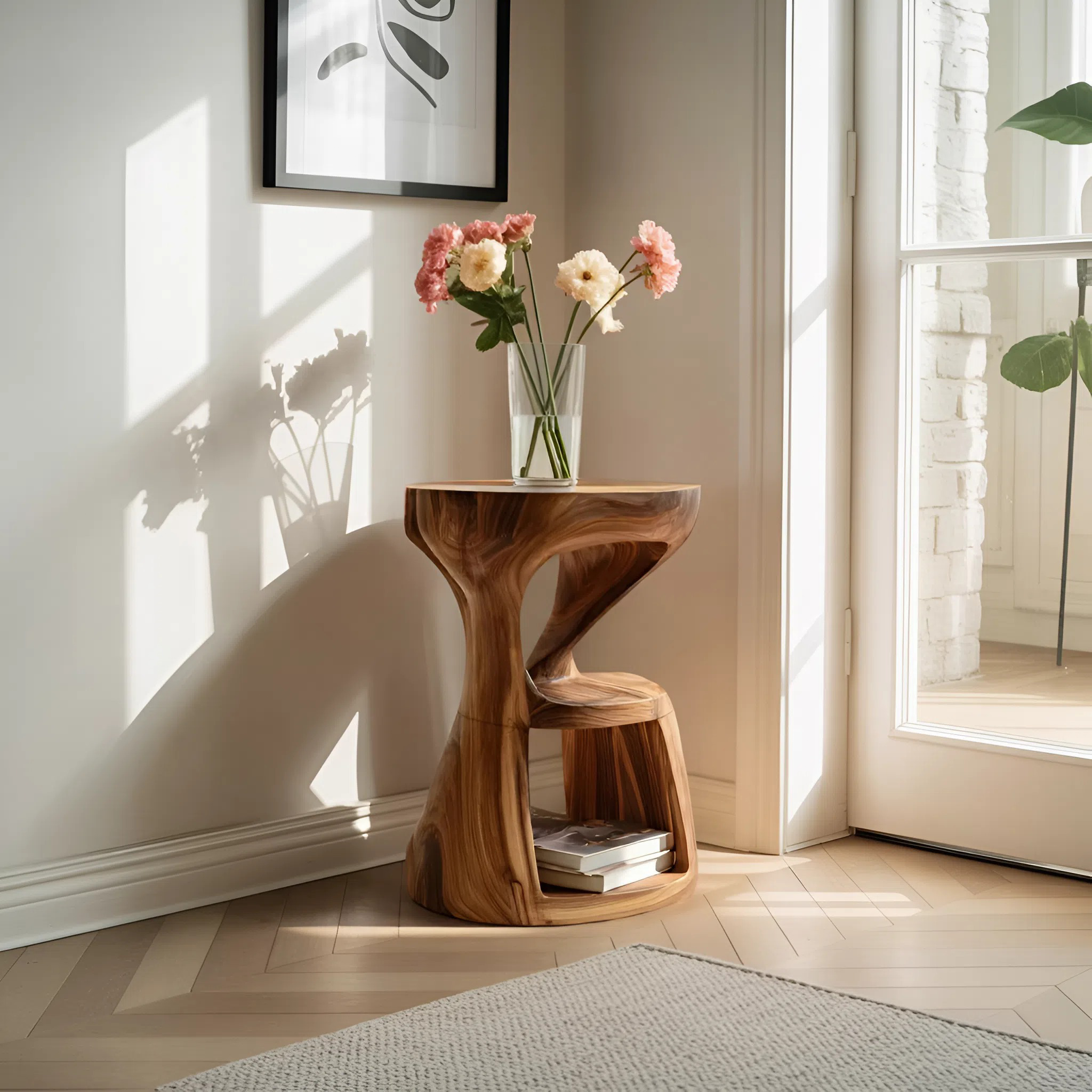 Modern Sculptural Side Table For Living Room SITHHNSTA013