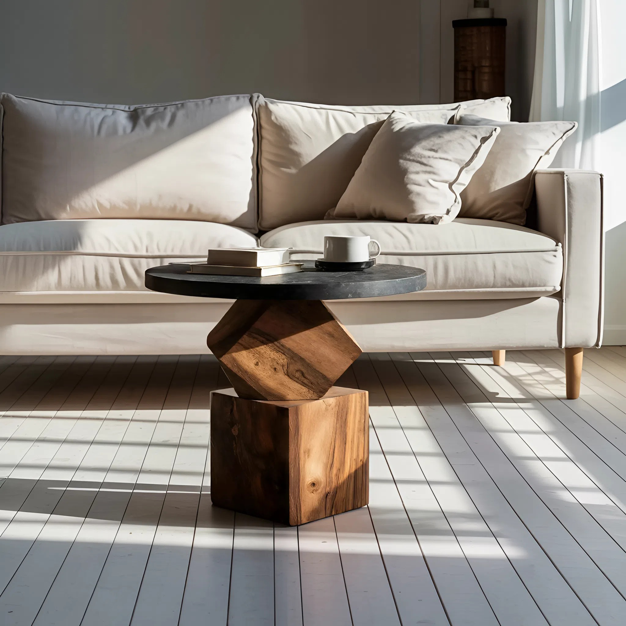 Modern Wooden Side Table For Bedroom Nightstand Decor SILDTTNSTA012