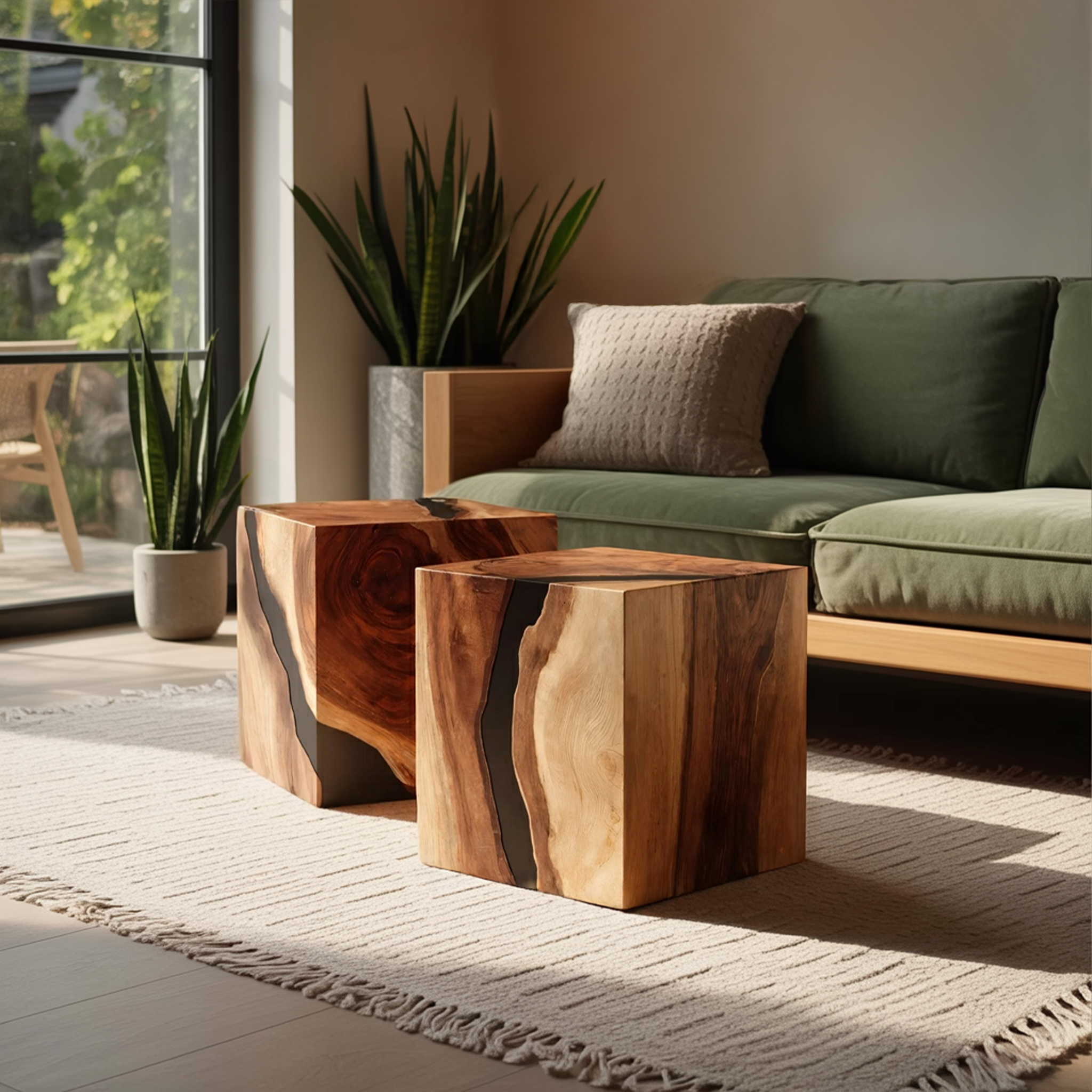 Handcrafted Low Coffee Table For Modern Furniture Decor SILDTTNCF030