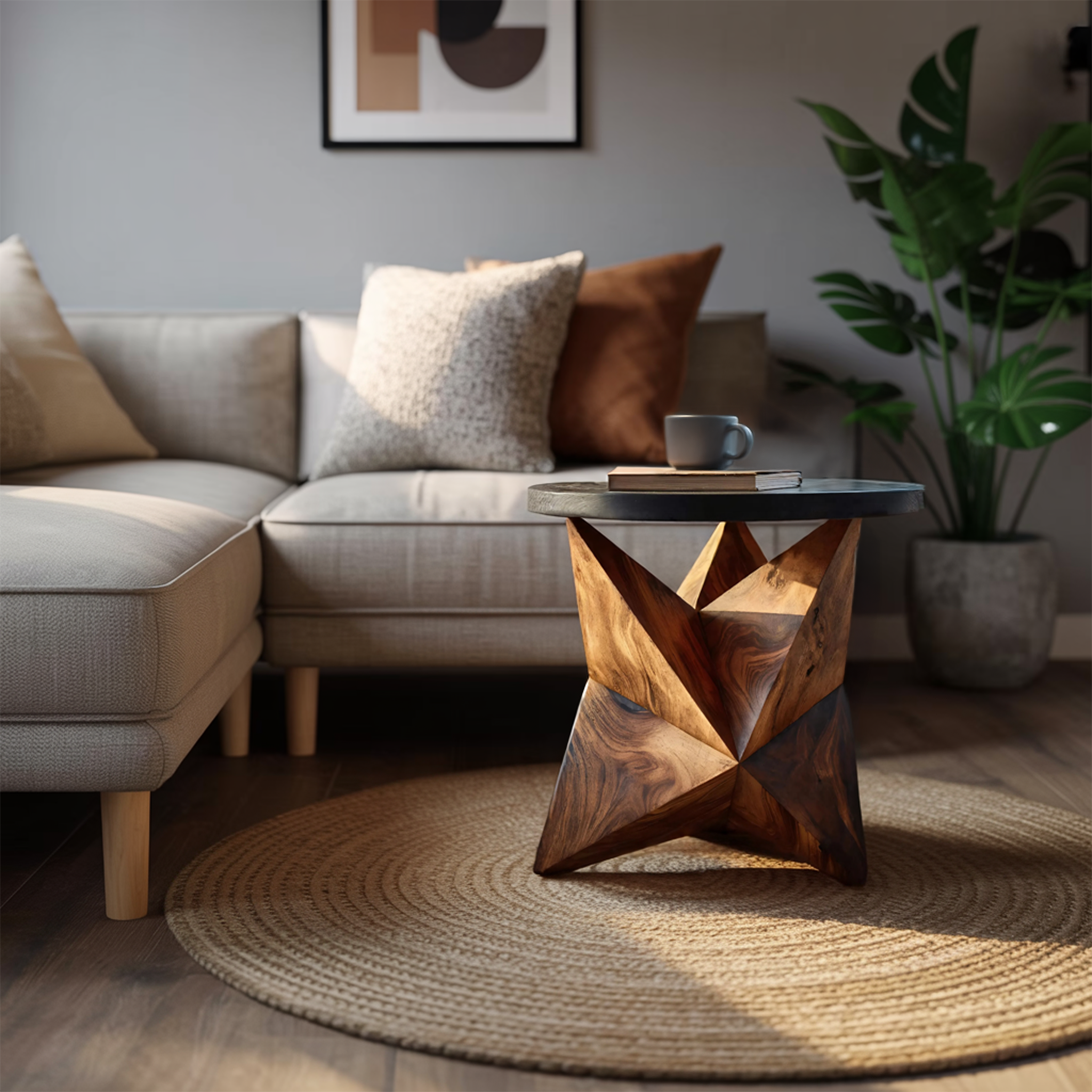 Handcrafted Wooden Side Table For Elegant Furniture Decor SILDTTNSTA009