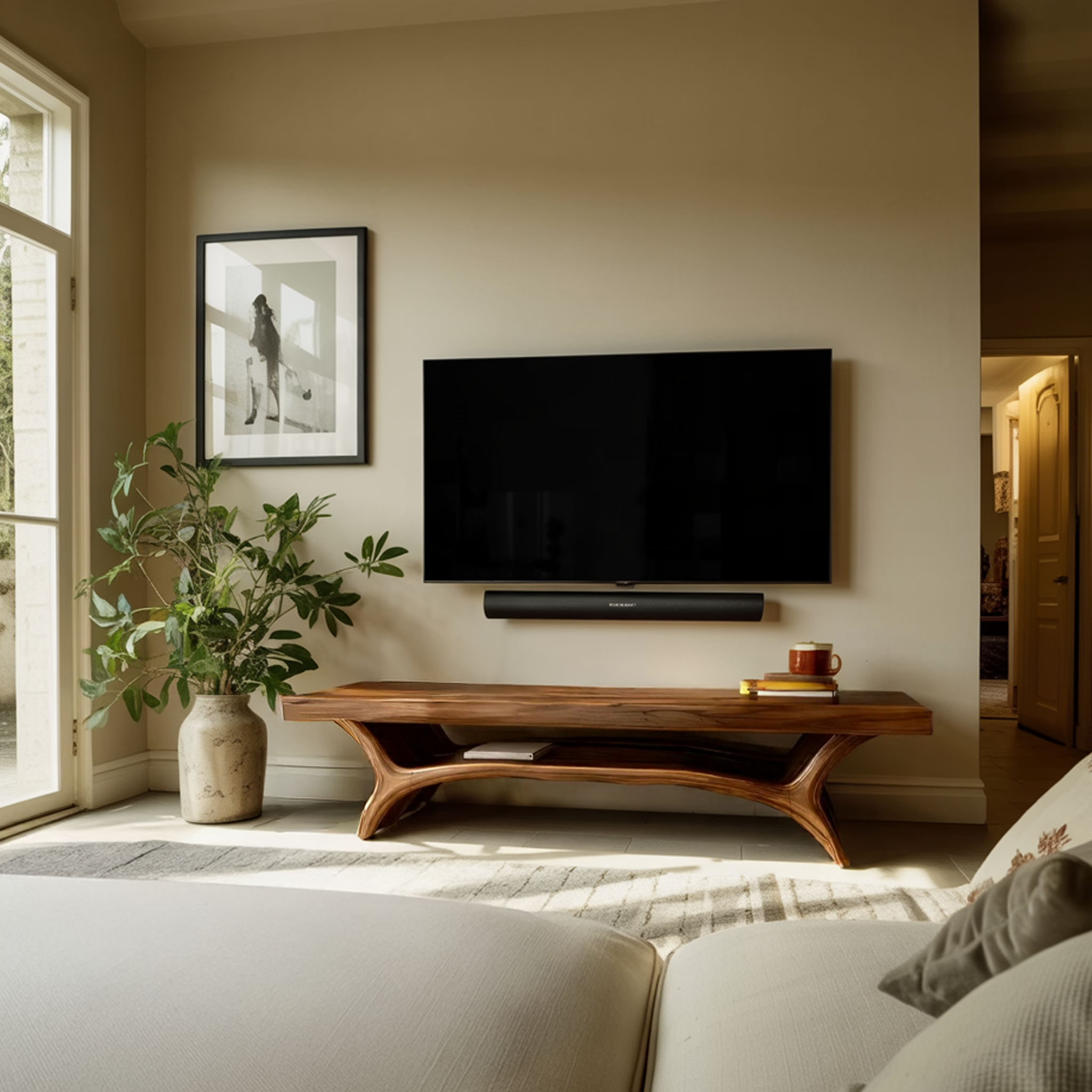 Architectural TV Stand With Shelf For Living Room RTTHTTTVC062