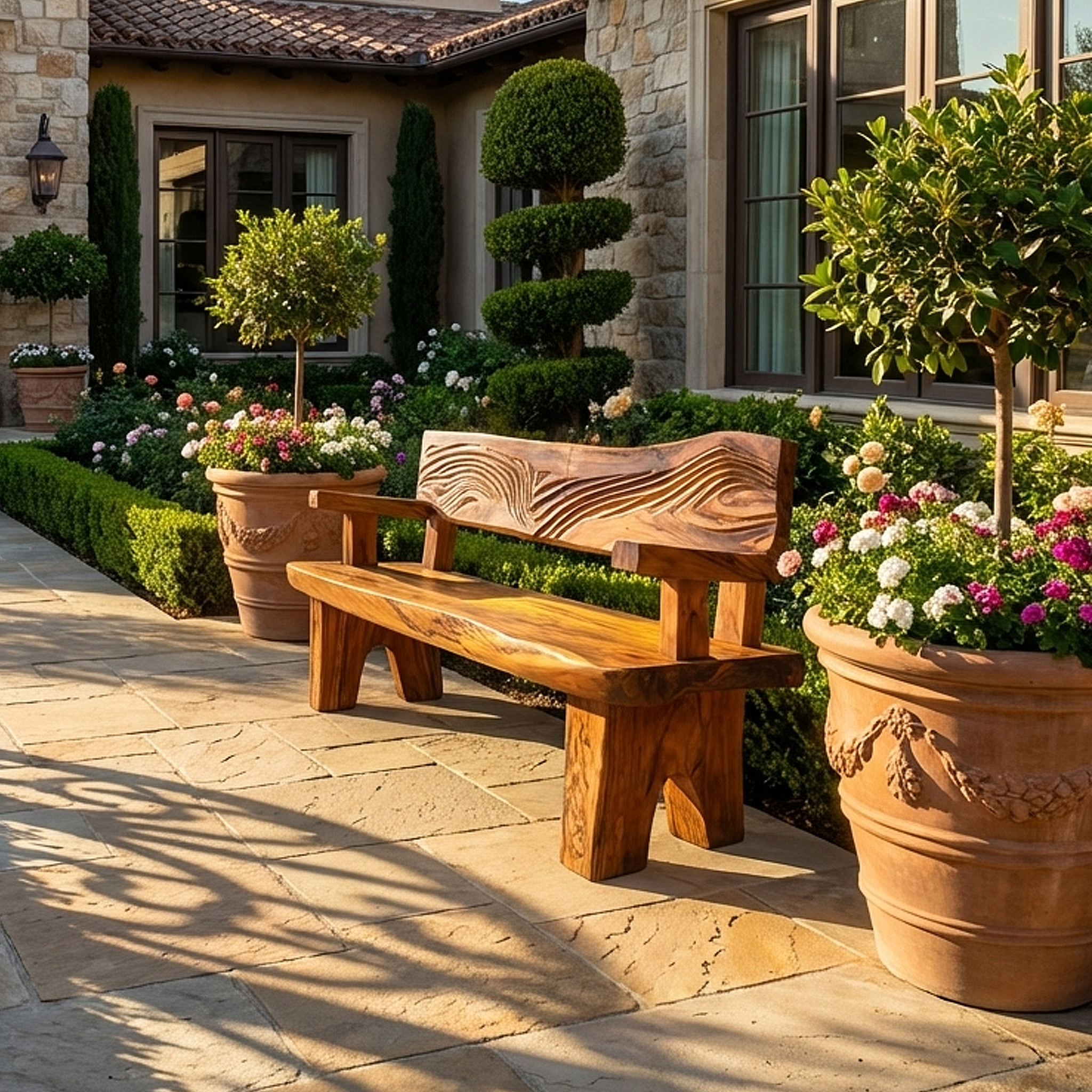 Handmade Rustic Wood Bench For Entryway Furniture SILDTTRBEN037