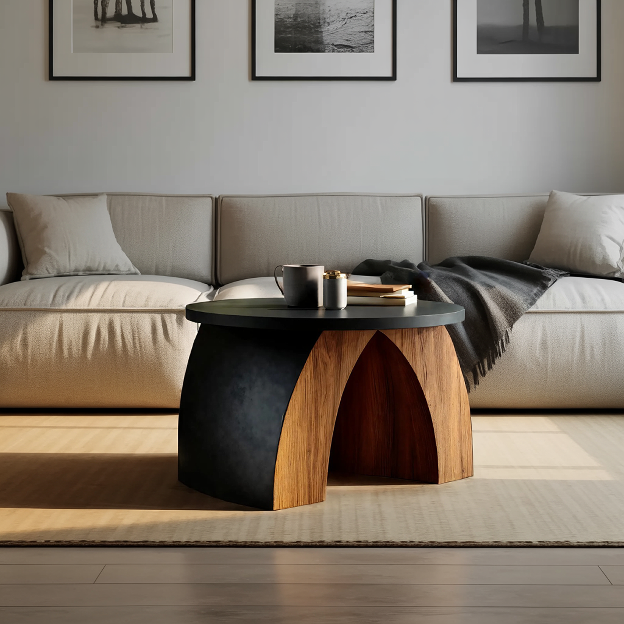 Farmhouse Wooden Side Table For Rustic Furniture Decor SILDTTNSTA002