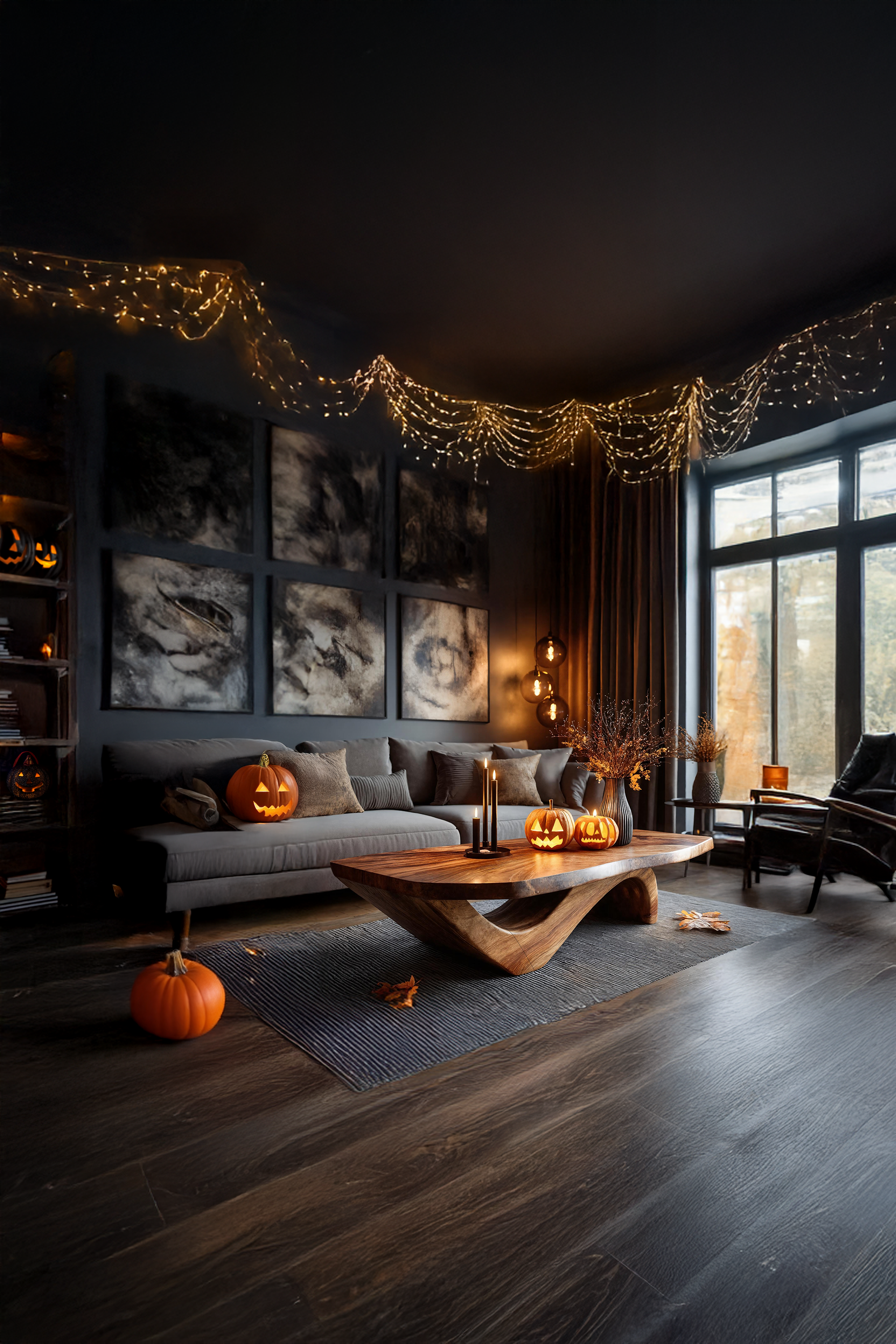 Mid Century Solid Wood Coffee Table Livingroom Decor Trick Or Treat SILDTTNHCF023