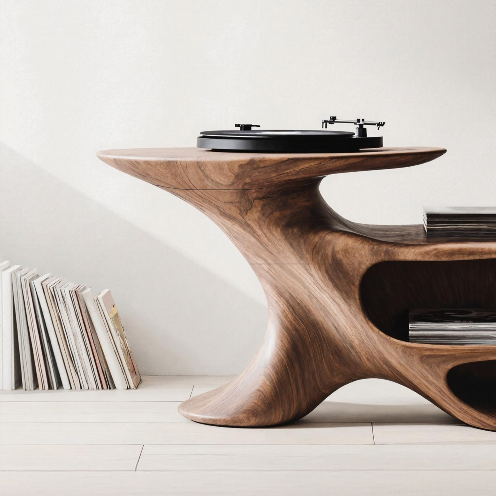 Handcrafted Record Stand Music Lover's Dream SILDTTNRPT005