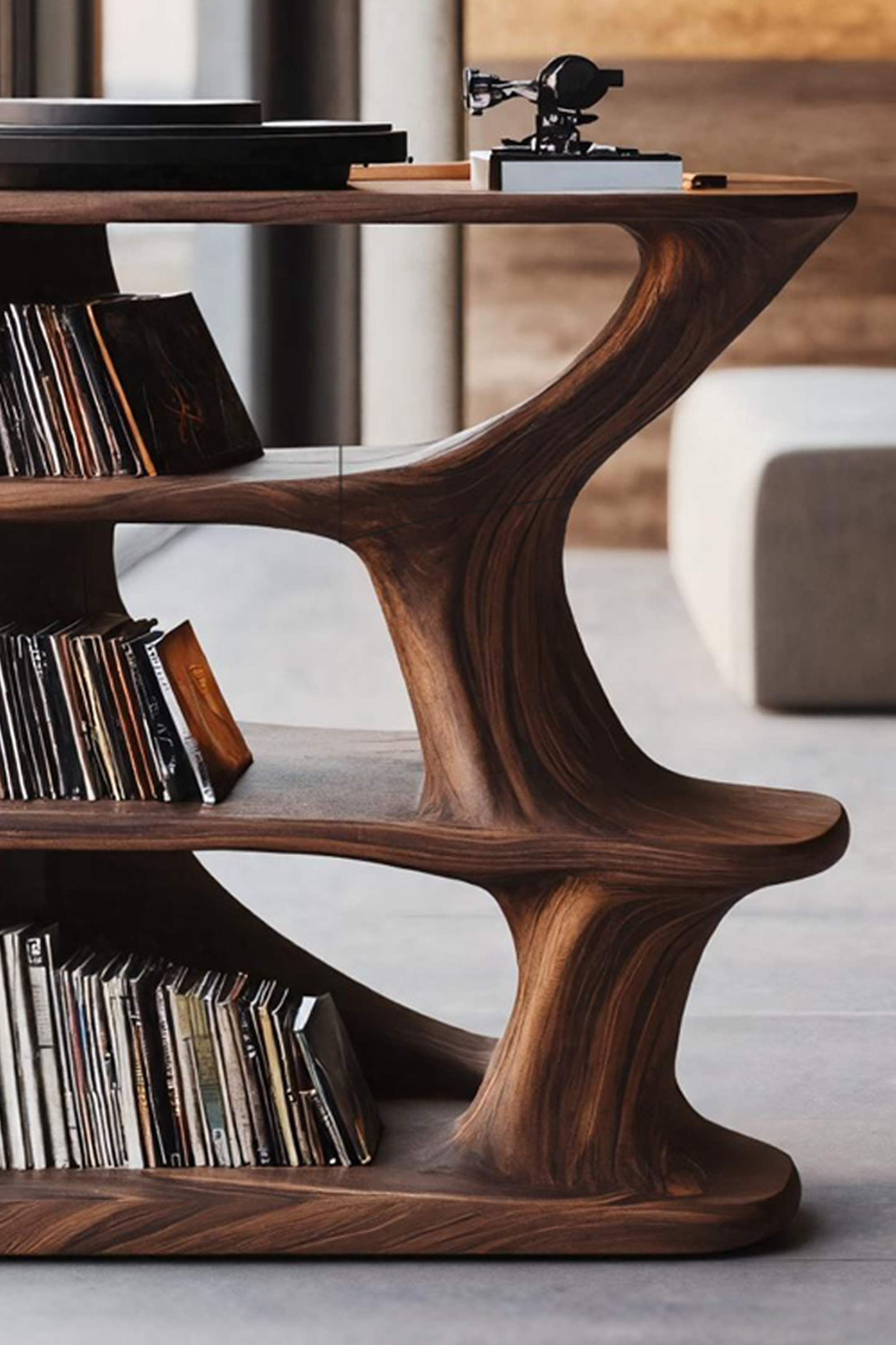 Rustic Wood Media Console For Livingroom Storage SILDTTRRPT029