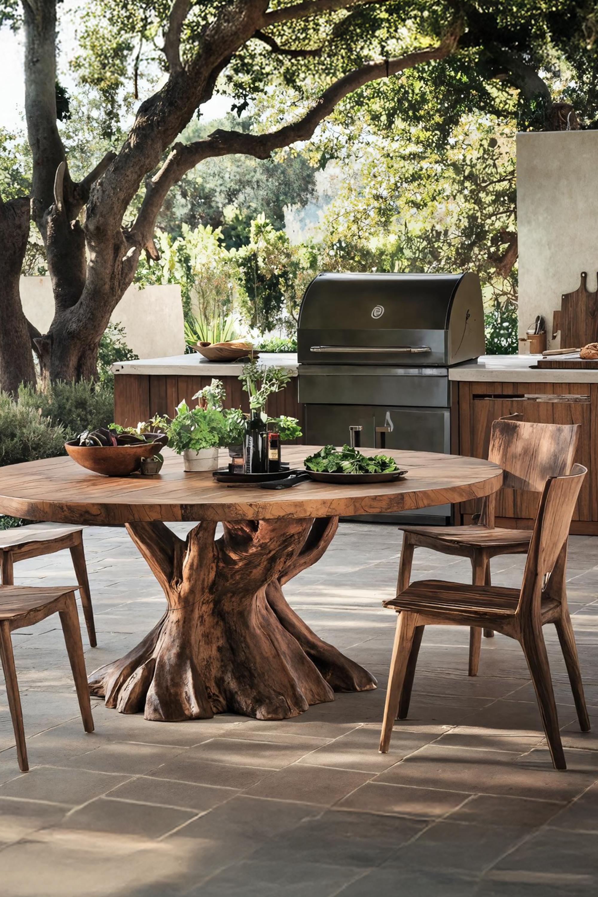 Handcrafted Kitchen Table For Artisanal Decor SILDTTRDN005