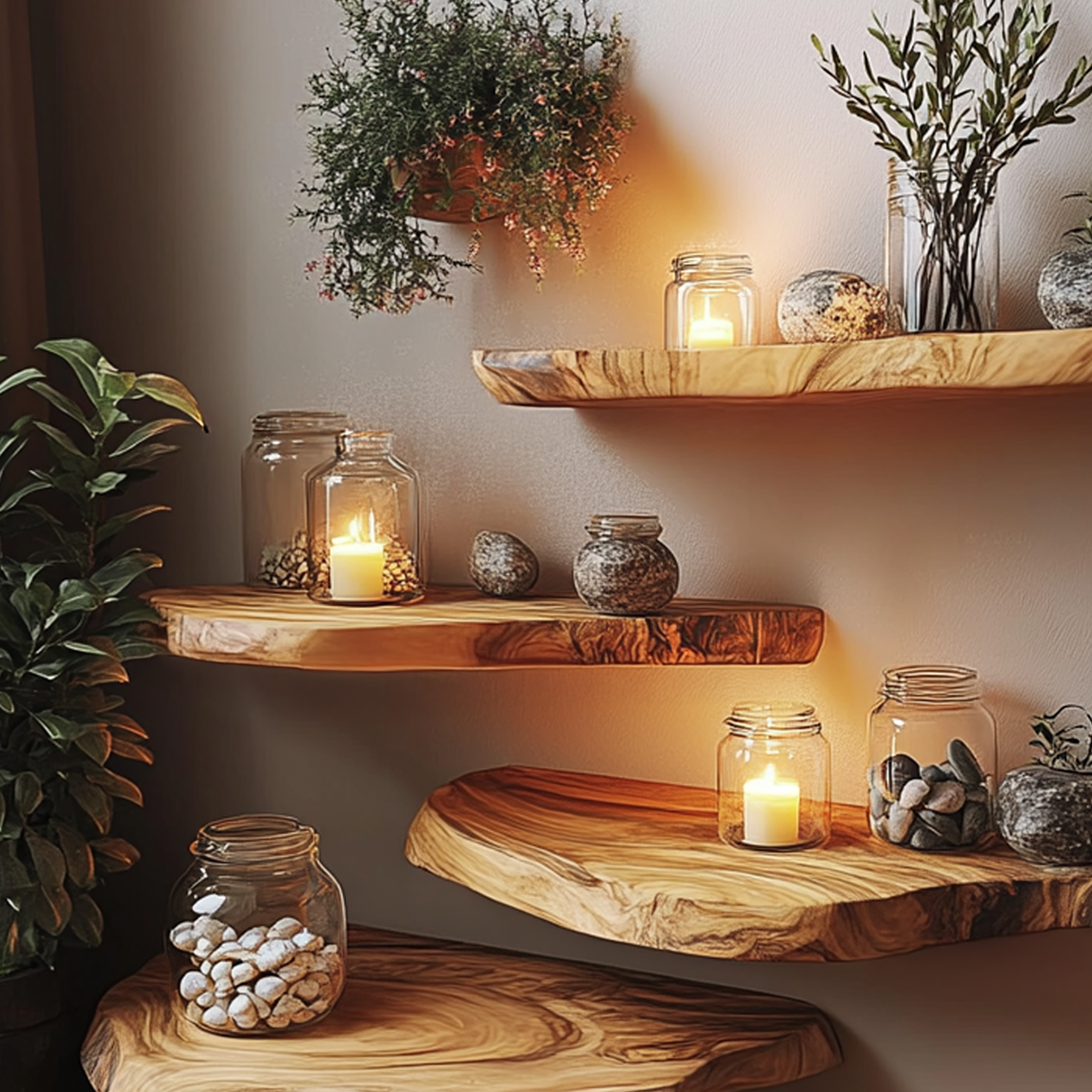 Classic Floating Shelves Living Room Decoration Gift Sets SINLFL067